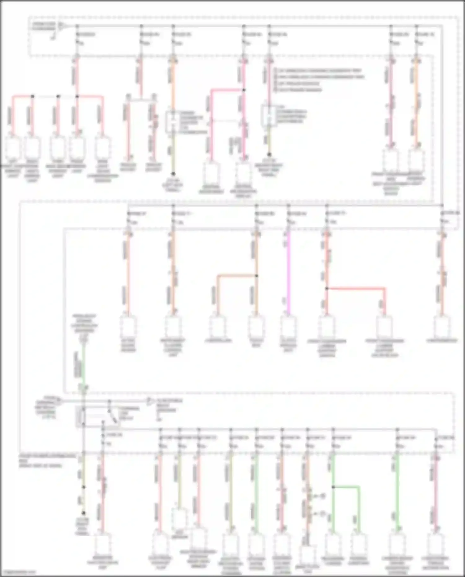 Cooper S Clubman MINI II (2015-2019): Power distribution circuit (3 of 4)