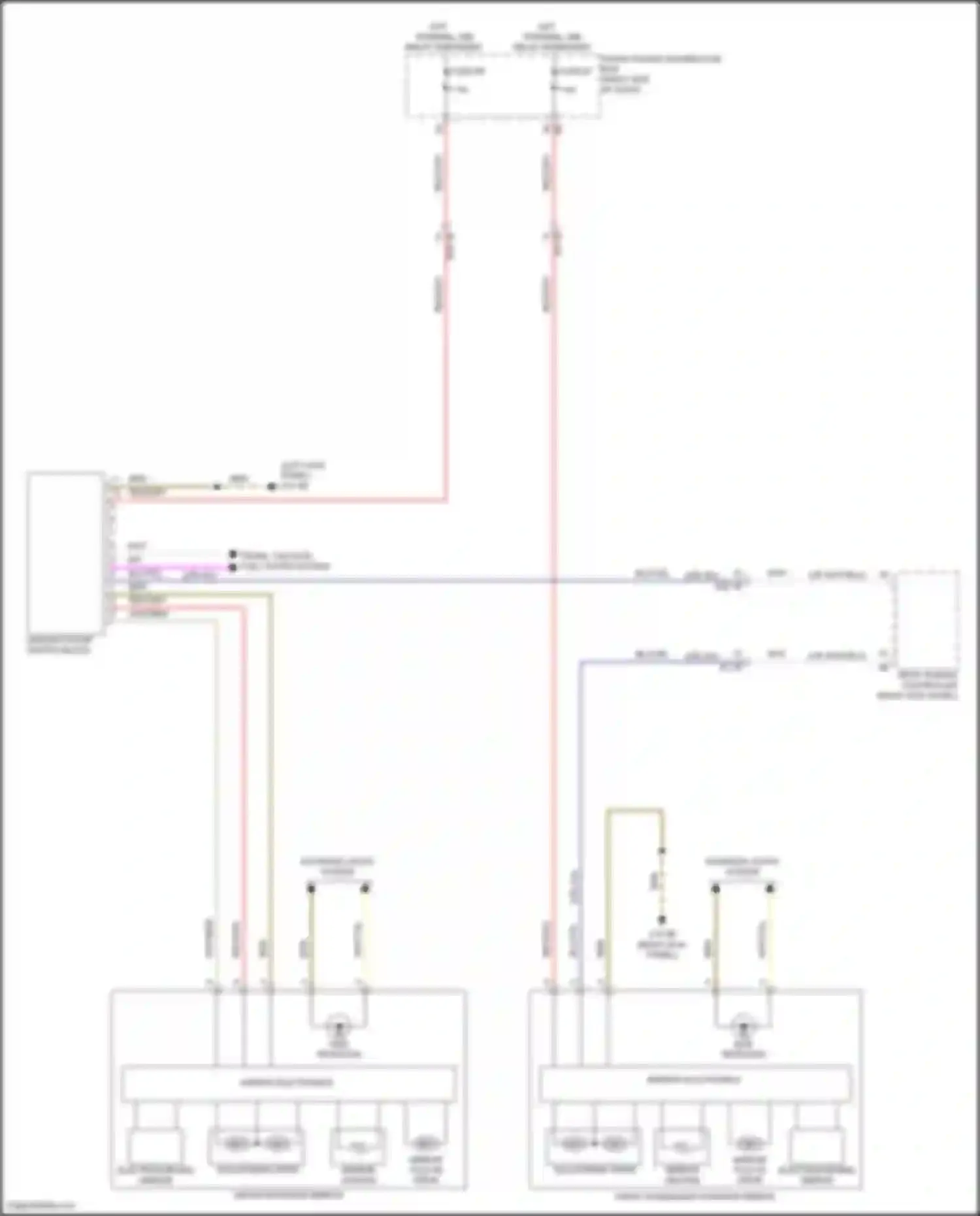 Cooper S Clubman MINI II (2015-2019): Power mirrors circuit, w/ lin bus function