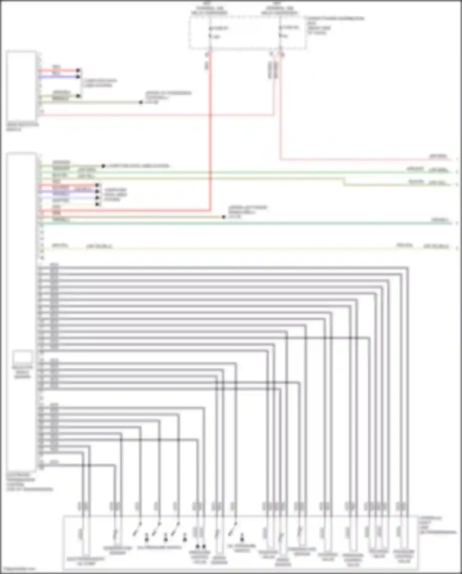 Cooper S Clubman MINI II (2015-2019): Transmission circuit (1 of 2)