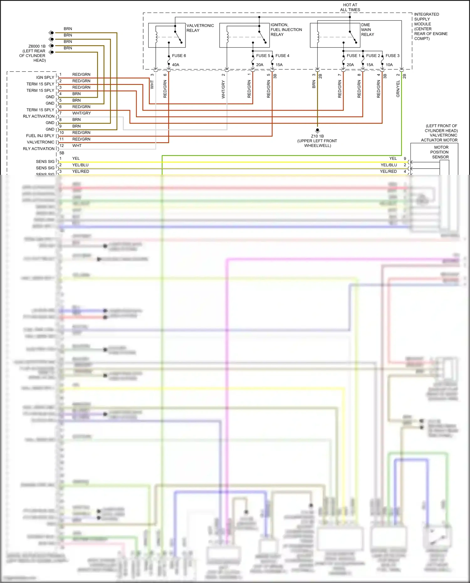 MINI Cooper S Clubman II (2015-2019) accelerator pedal module wiring diagram  (2 of 3)