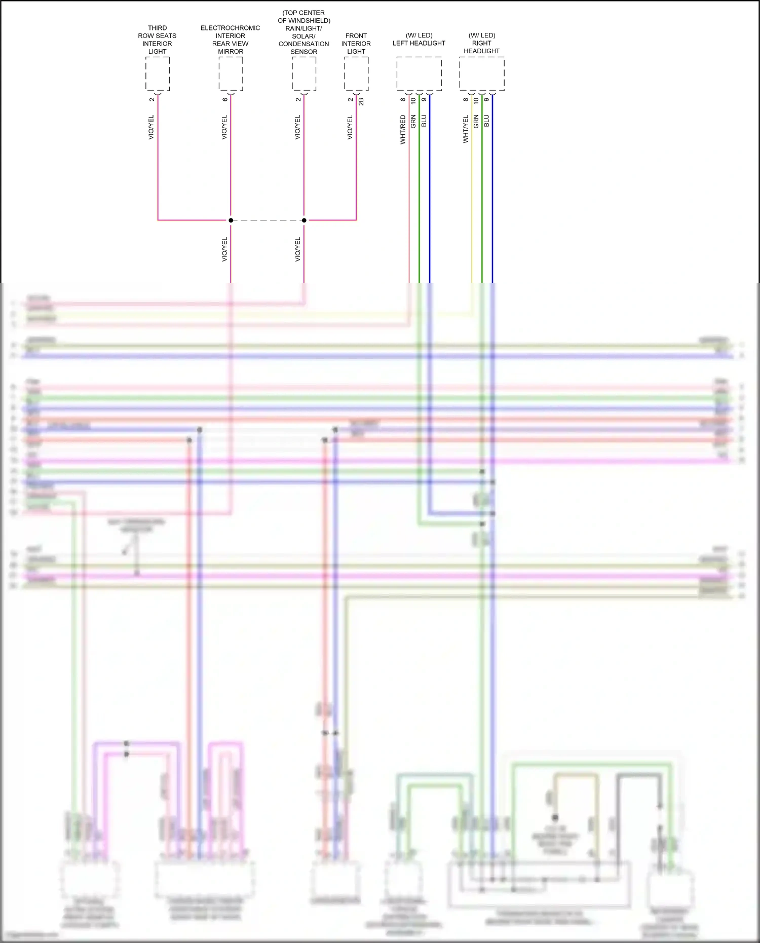 MINI Cooper S Clubman II (2015-2019) camera-based driver assistance systems wiring diagram  (1 of 3)