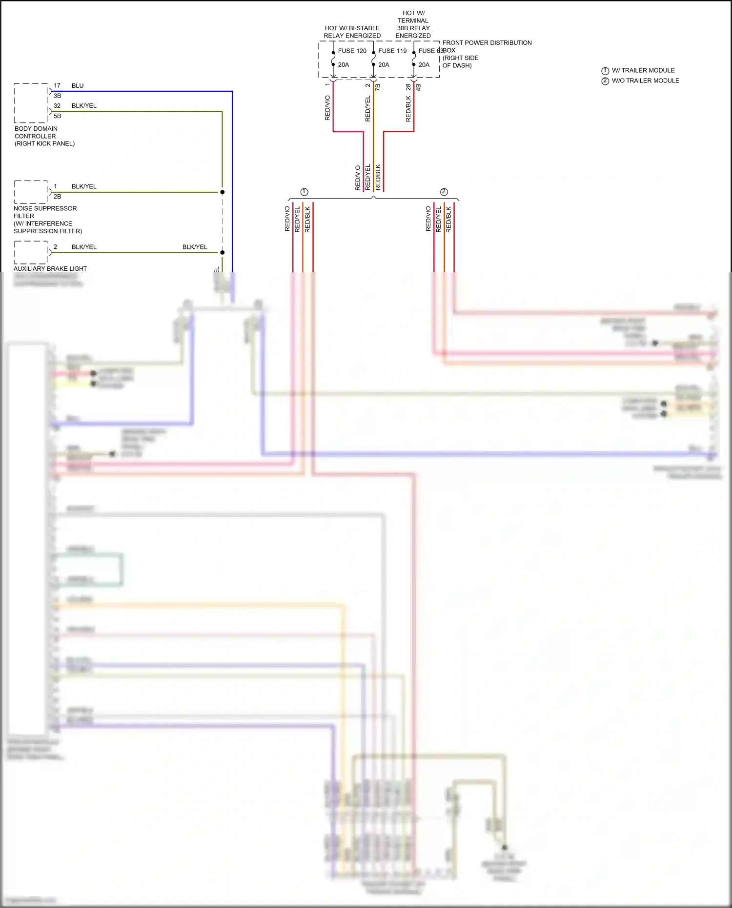 MINI Cooper S Clubman II (2015-2019) computer data lines system wiring diagram  (39 of 75)