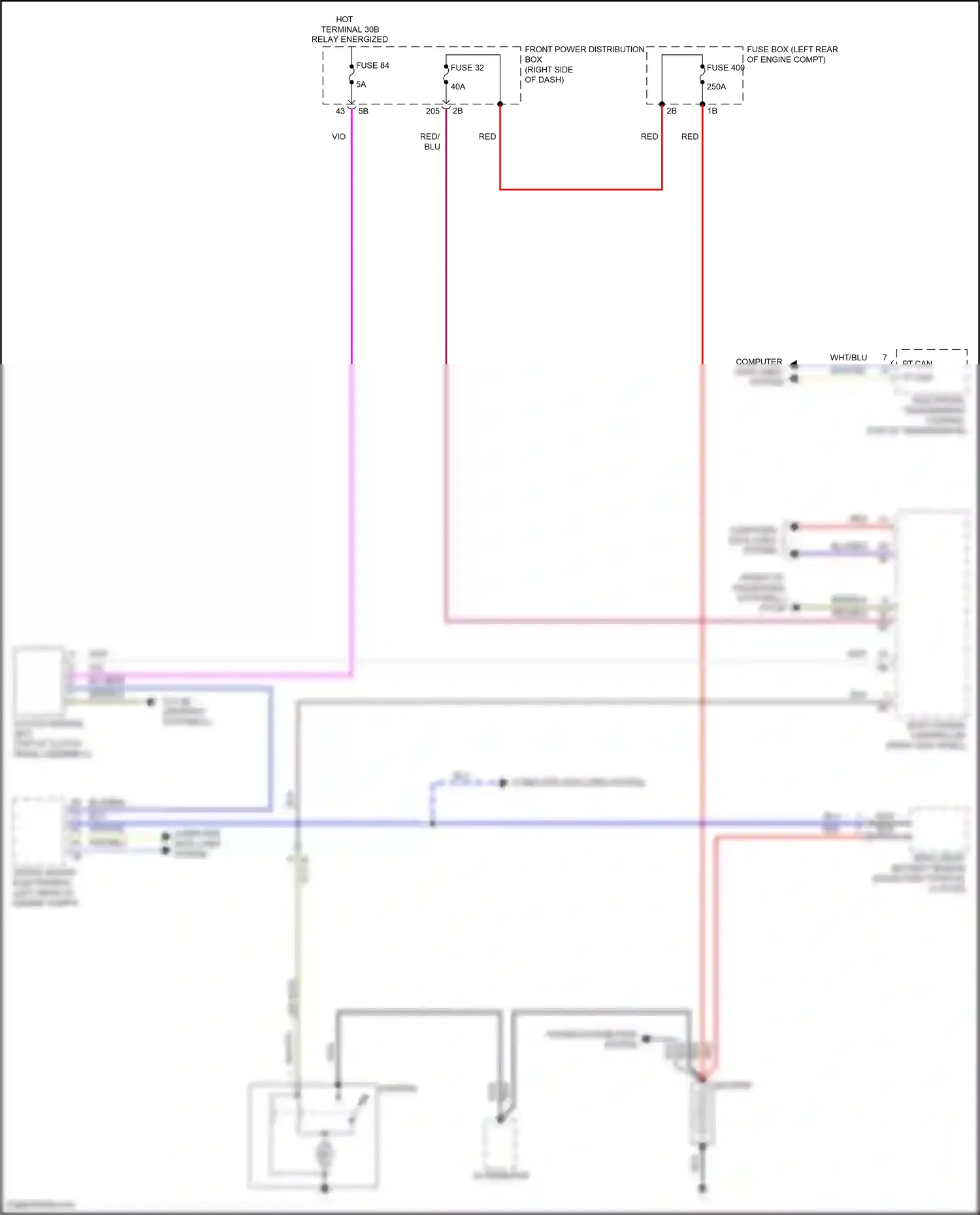 MINI Cooper S Clubman II (2015-2019) computer data lines system wiring diagram  (37 of 75)