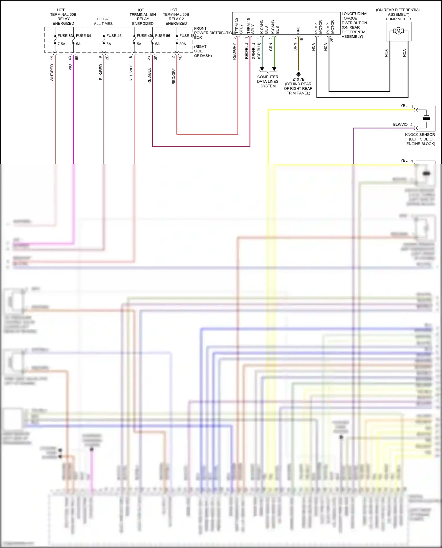 MINI Cooper S Clubman II (2015-2019) computer data lines system wiring diagram  (72 of 75)