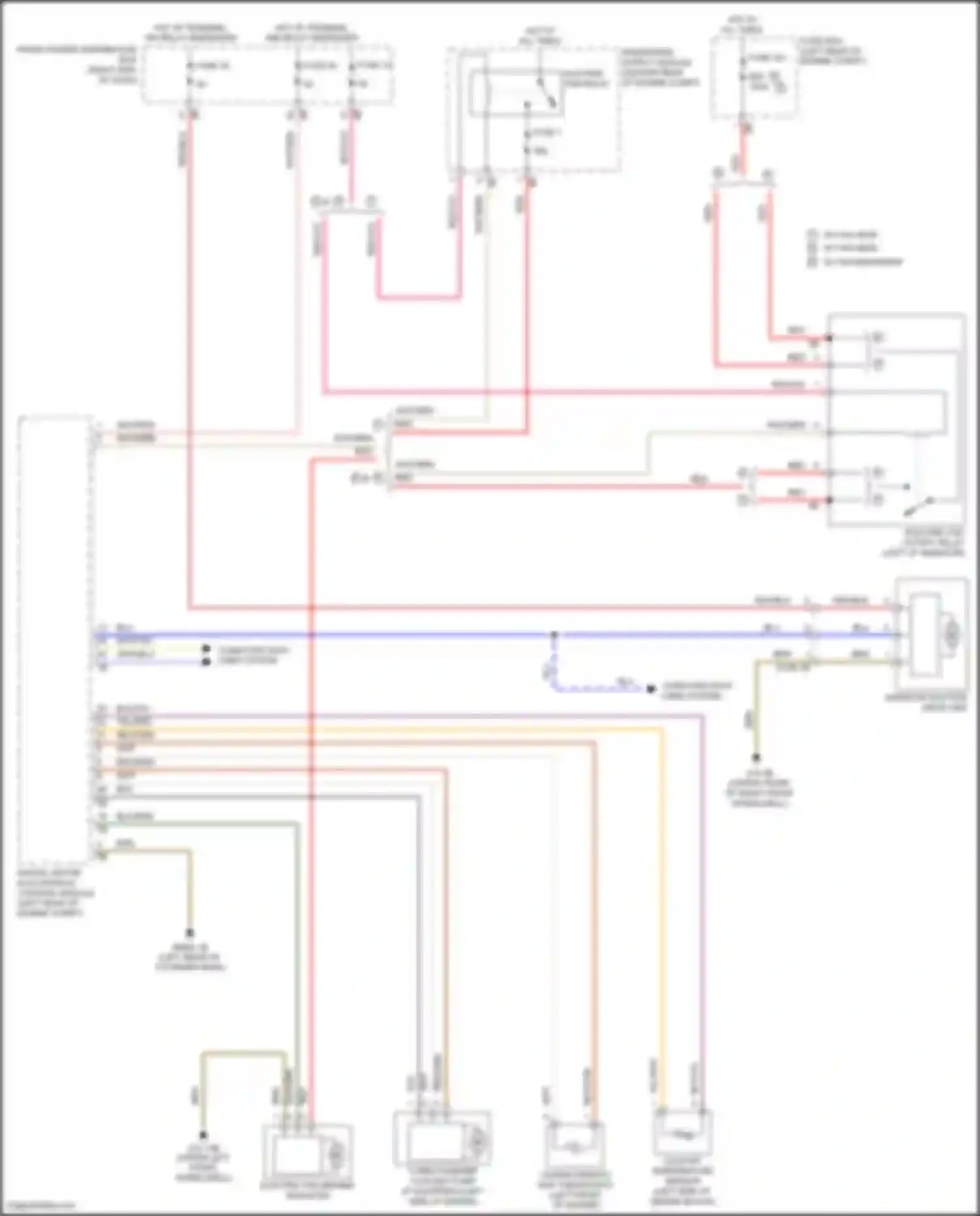Wiring diagram digital motor electronics control module for MINI Cooper S Clubman II (2015-2019)