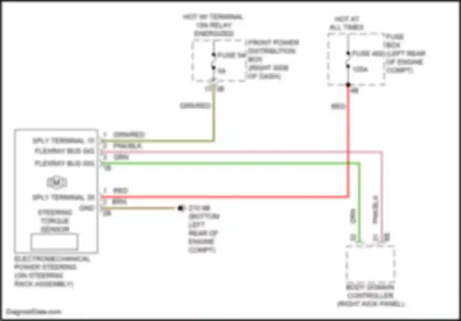 Wiring diagram sply terminal 15 for MINI Cooper S Clubman II (2015-2019)