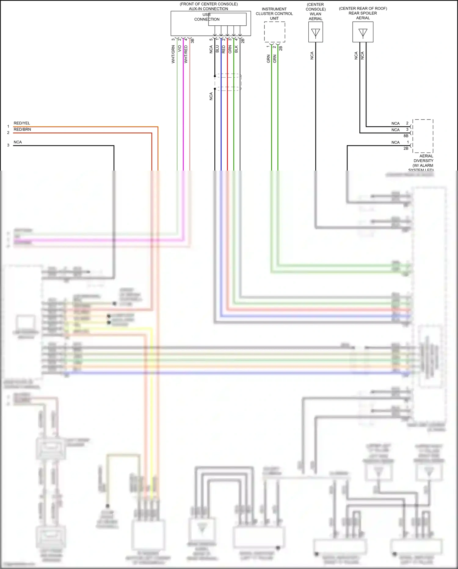 MINI Cooper S Clubman II (2015-2019) left front mid-range speaker wiring diagram  (1 of 12)