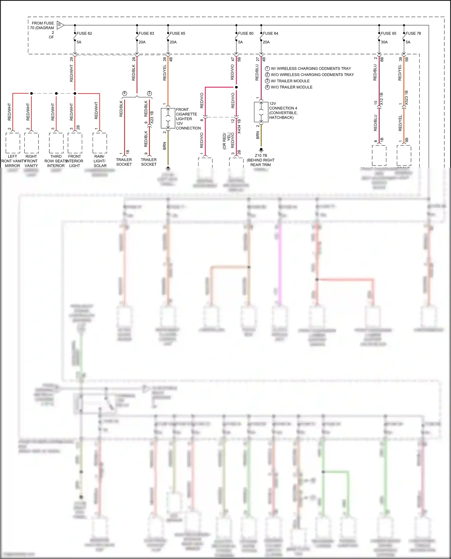 MINI Cooper S Clubman II (2015-2019) optional extra system wiring diagram  (4 of 4)