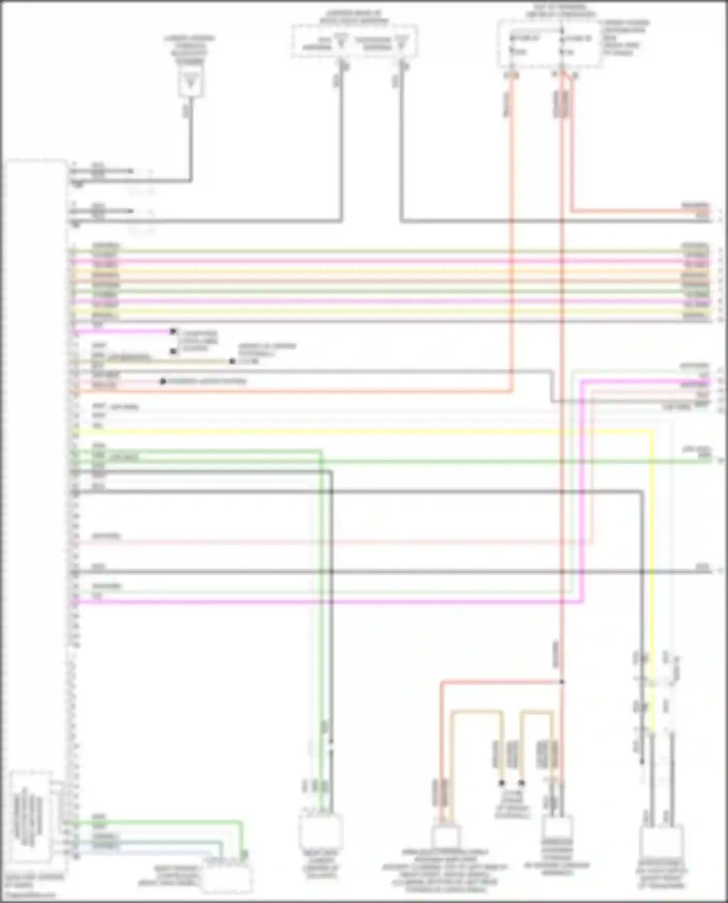 Wiring diagram computer data lines system for MINI Cooper S Countryman II facelift (2020-2023) (10 of 90)