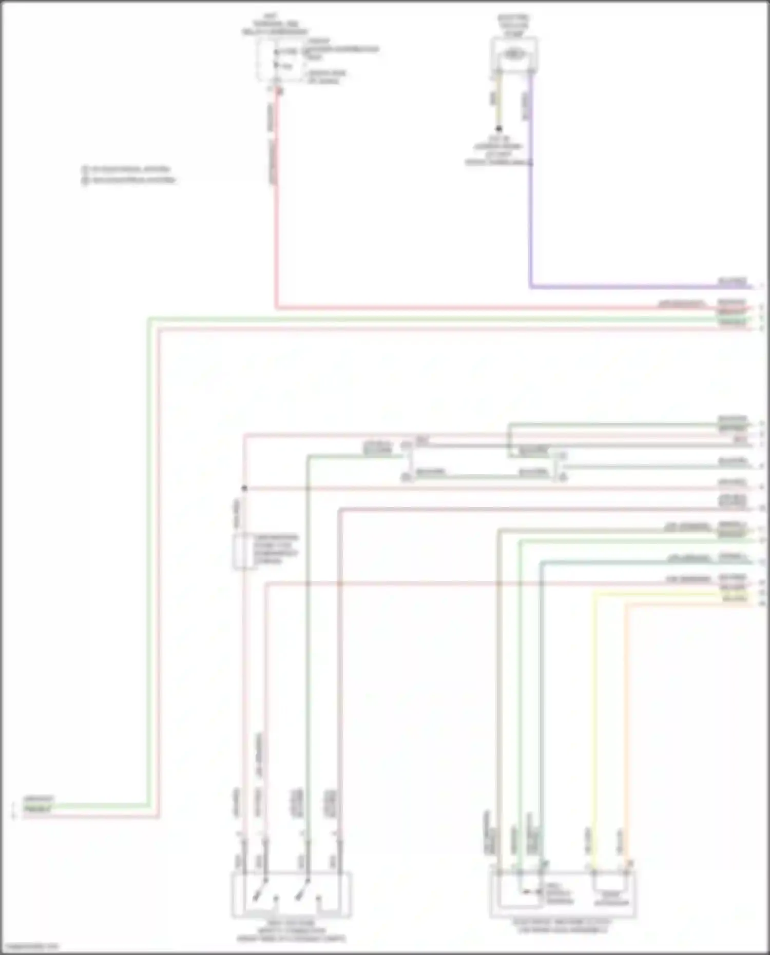 Wiring diagram front power distribution box for MINI Cooper S Countryman II facelift (2020-2023) (83 of 86)