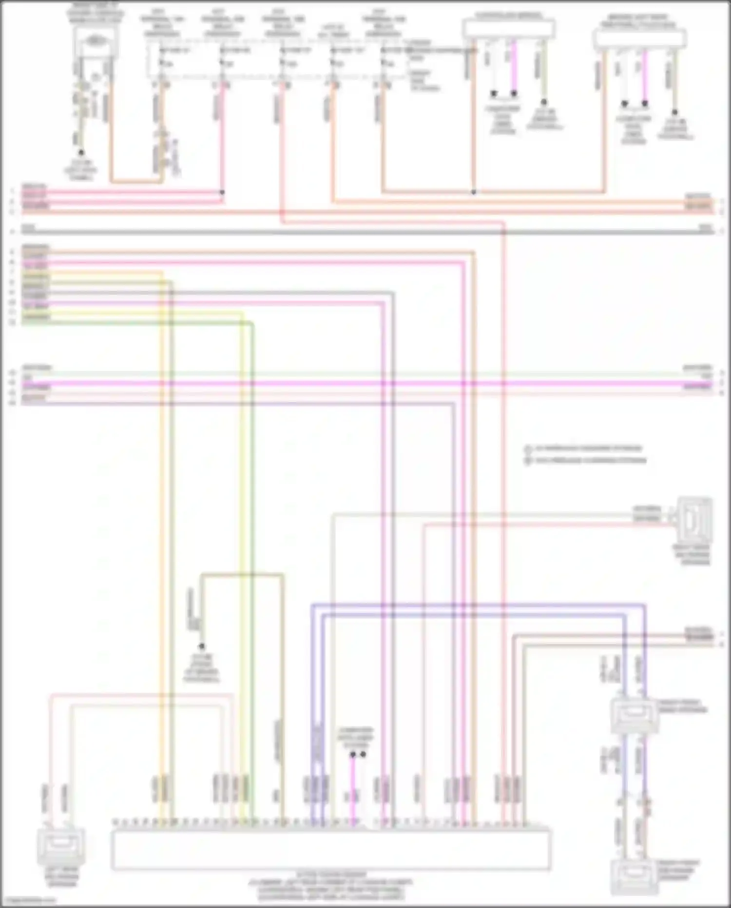 Wiring diagram front power distribution box for MINI Cooper S Countryman II facelift (2020-2023) (13 of 86)