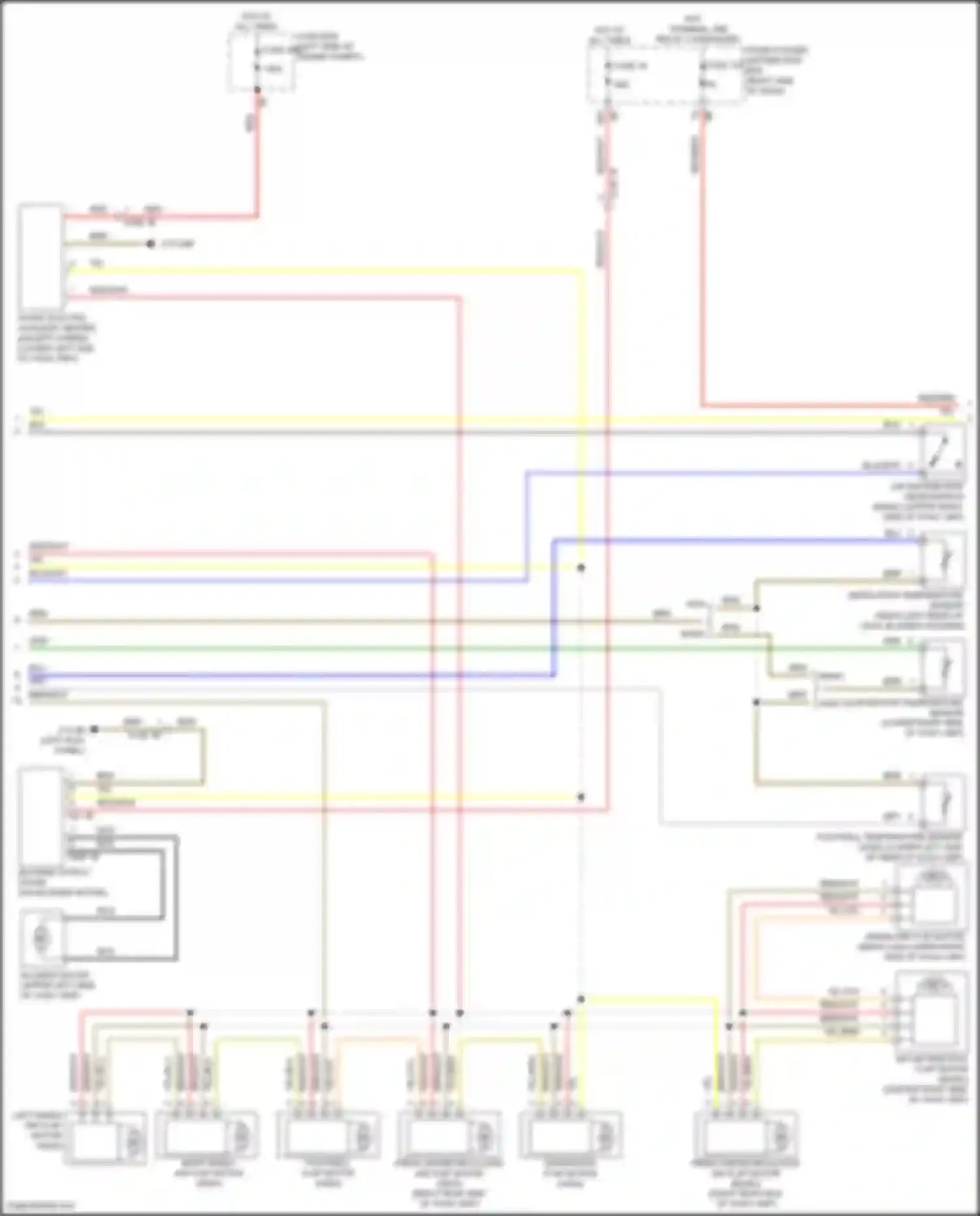Wiring diagram fuse 123 for MINI Cooper S Countryman II facelift (2020-2023) (1 of 2)