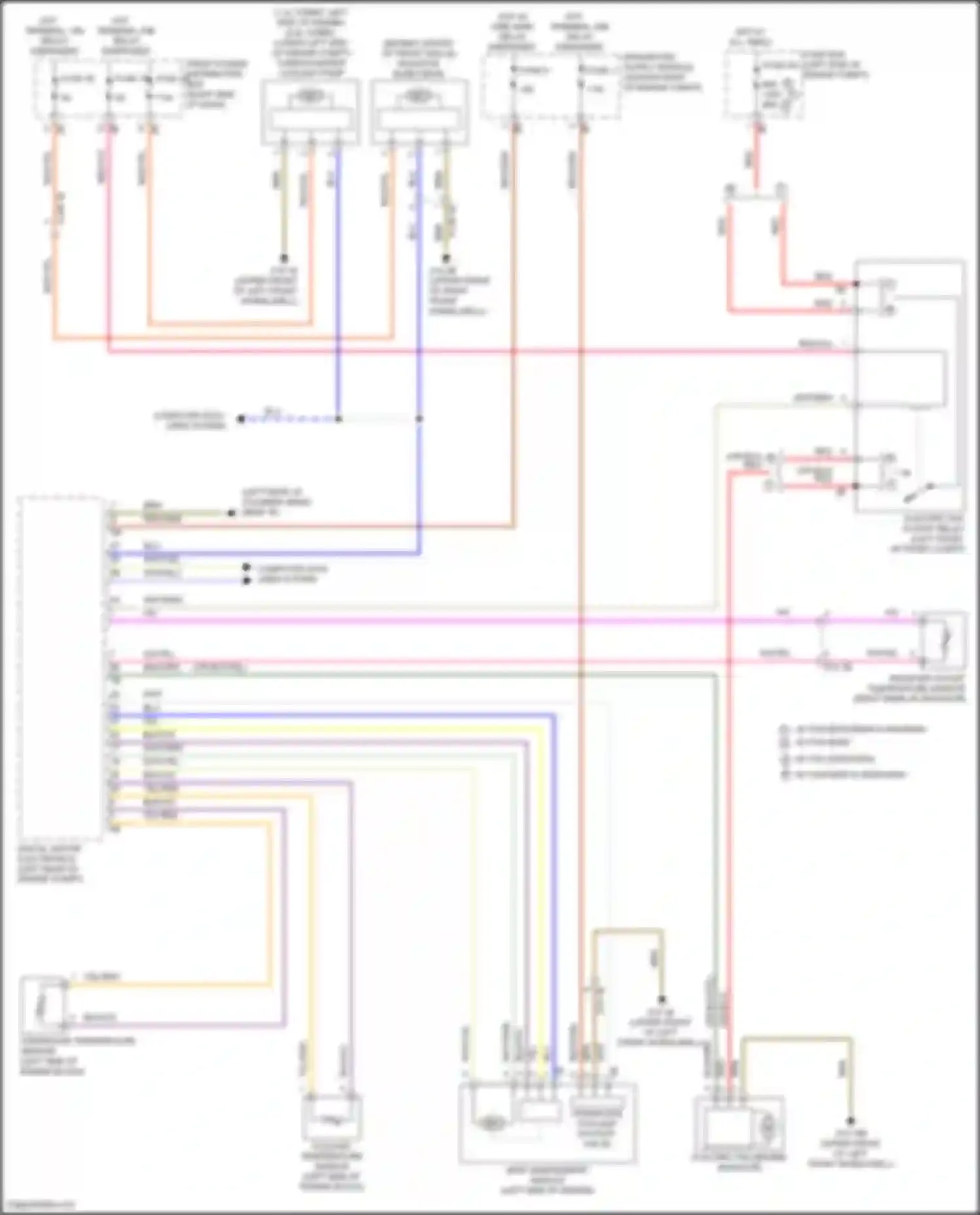 Wiring diagram fuse 72 for MINI Cooper S Countryman II facelift (2020-2023) (2 of 4)