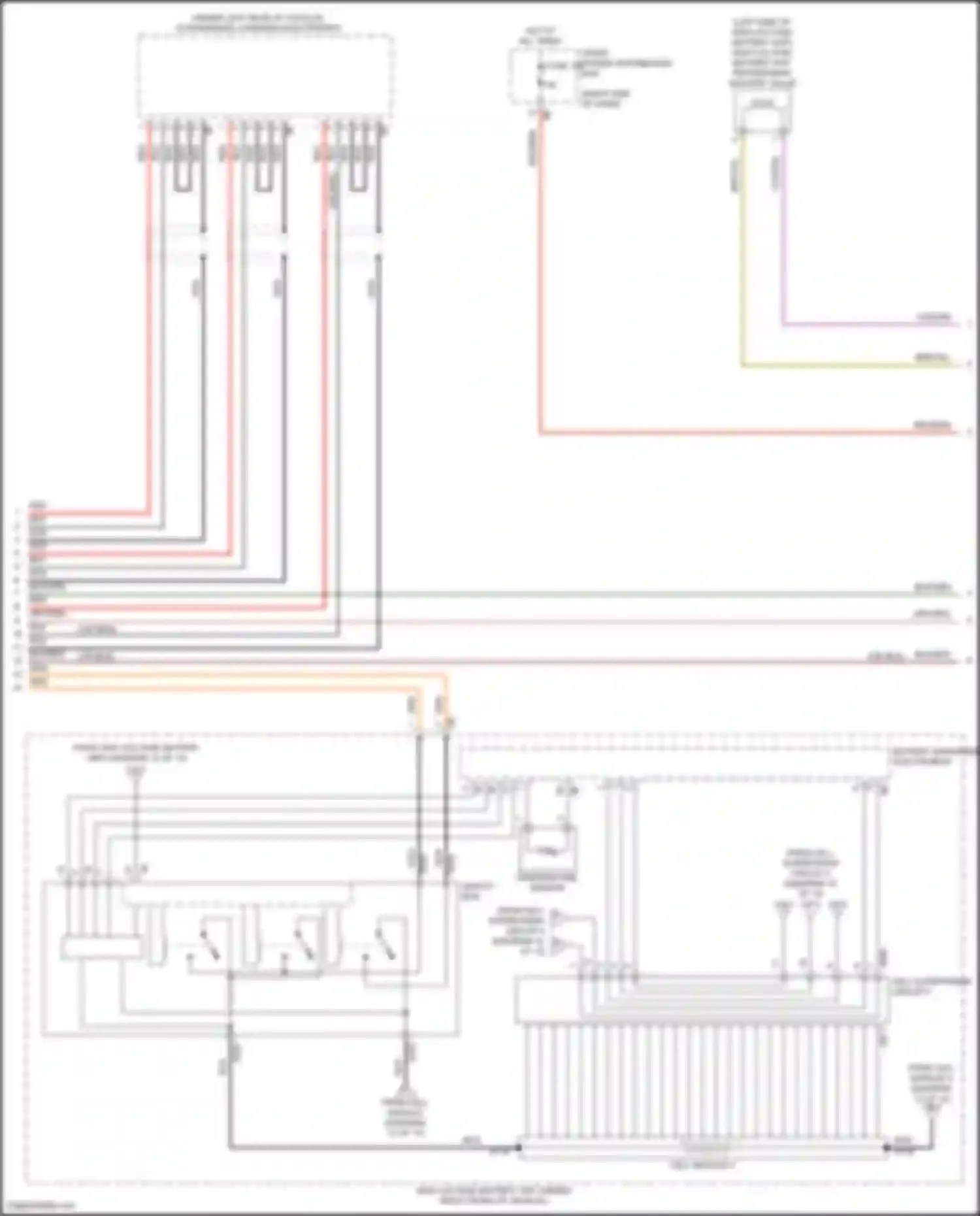 Wiring diagram high voltage battery unit refrigerant shutoff valve for MINI Cooper S Countryman II facelift (2020-2023) (3 of 3)