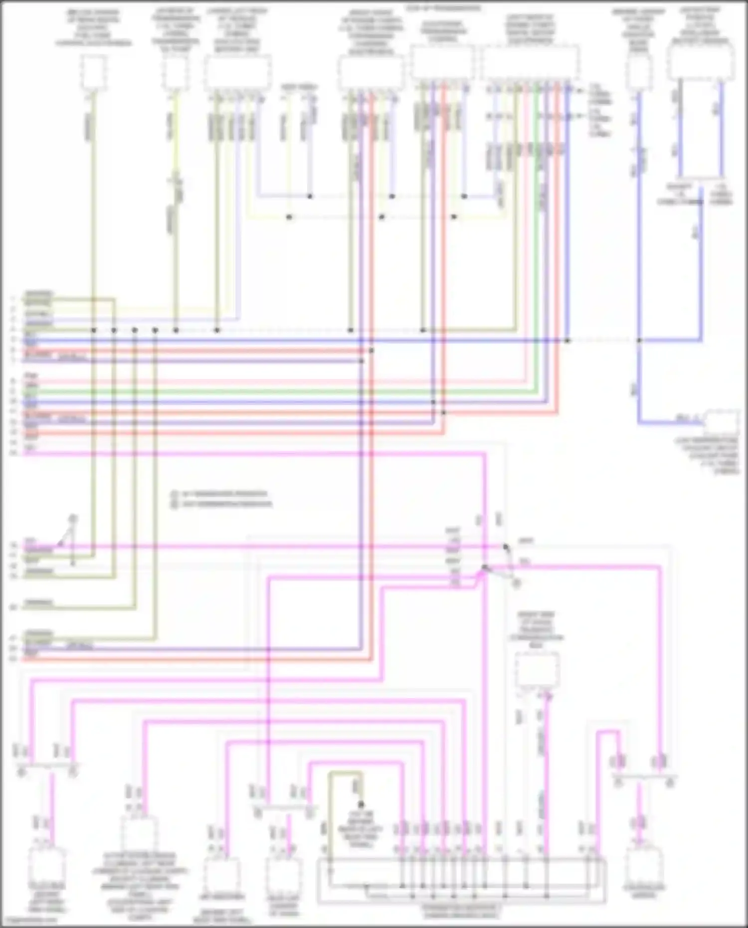 Wiring diagram high-voltage battery unit for MINI Cooper S Countryman II facelift (2020-2023) (5 of 7)