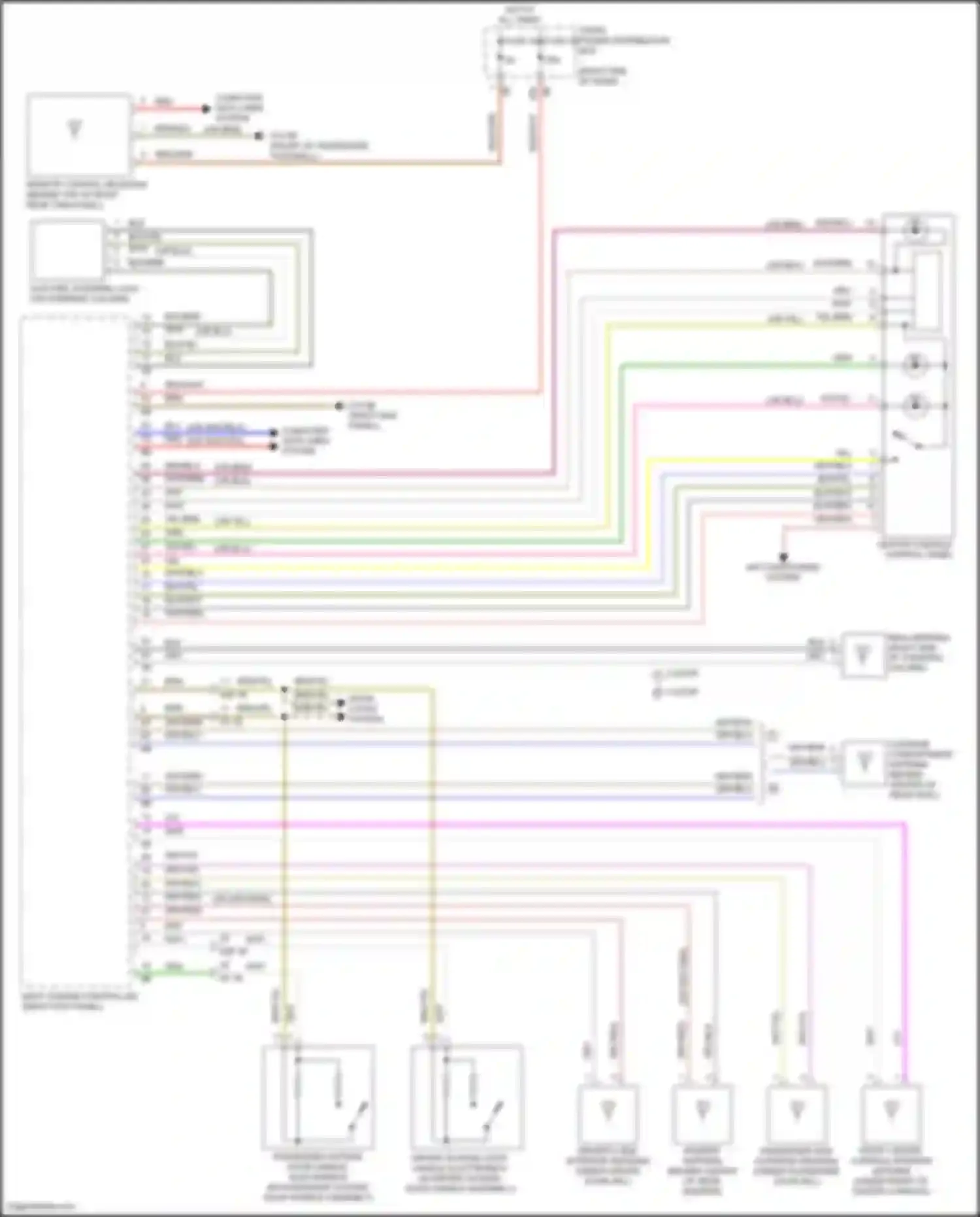 Wiring diagram hot at all times for MINI Cooper S Countryman II facelift (2020-2023) (1 of 47)