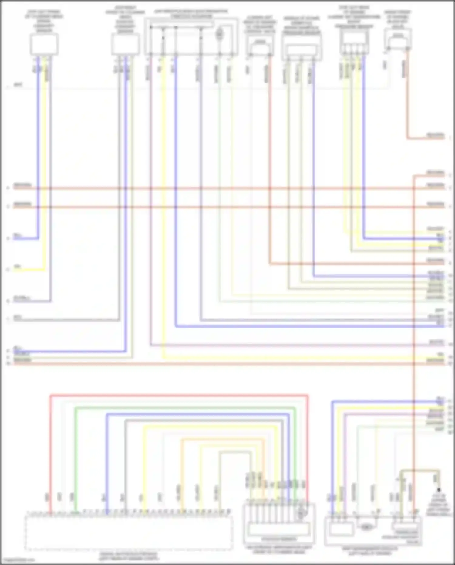 Wiring diagram intake-manifold pressure sensor for MINI Cooper S Countryman II facelift (2020-2023) (1 of 3)