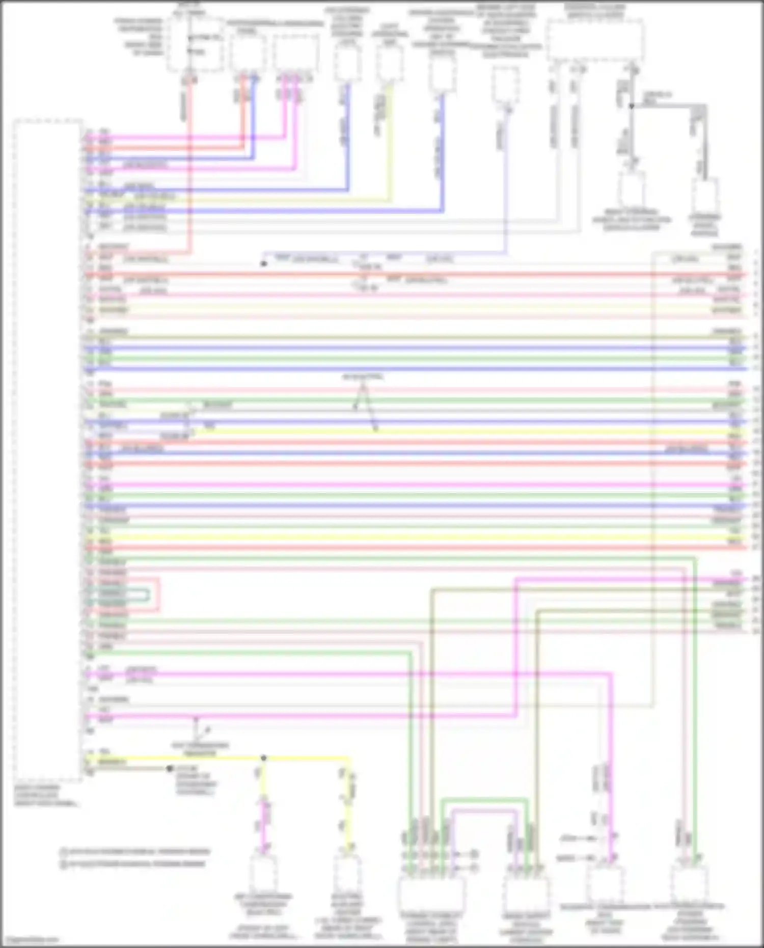 Wiring diagram pnk/red for MINI Cooper S Countryman II facelift (2020-2023) (2 of 2)
