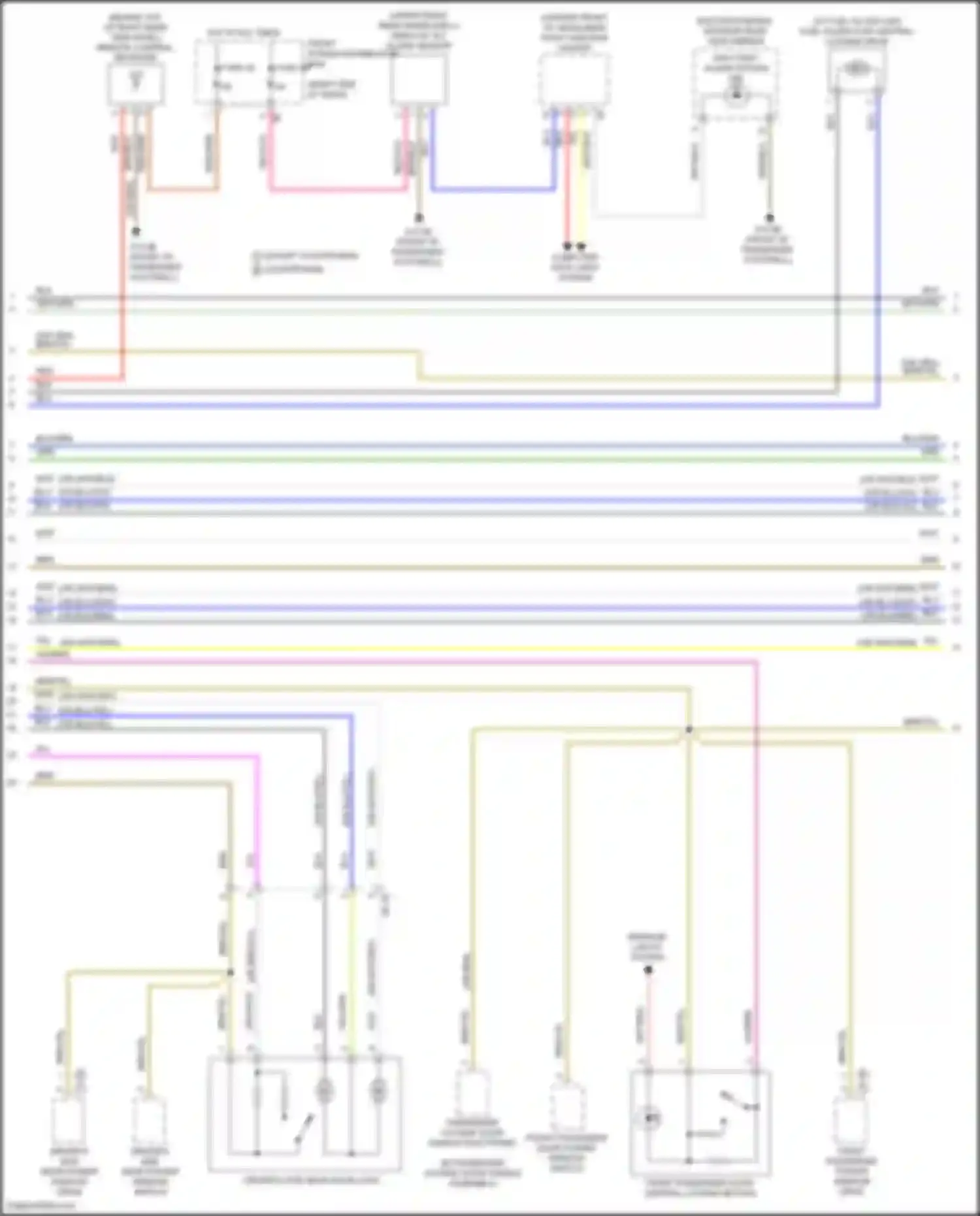 Wiring diagram yel for MINI Cooper S Countryman II facelift (2020-2023) (72 of 92)
