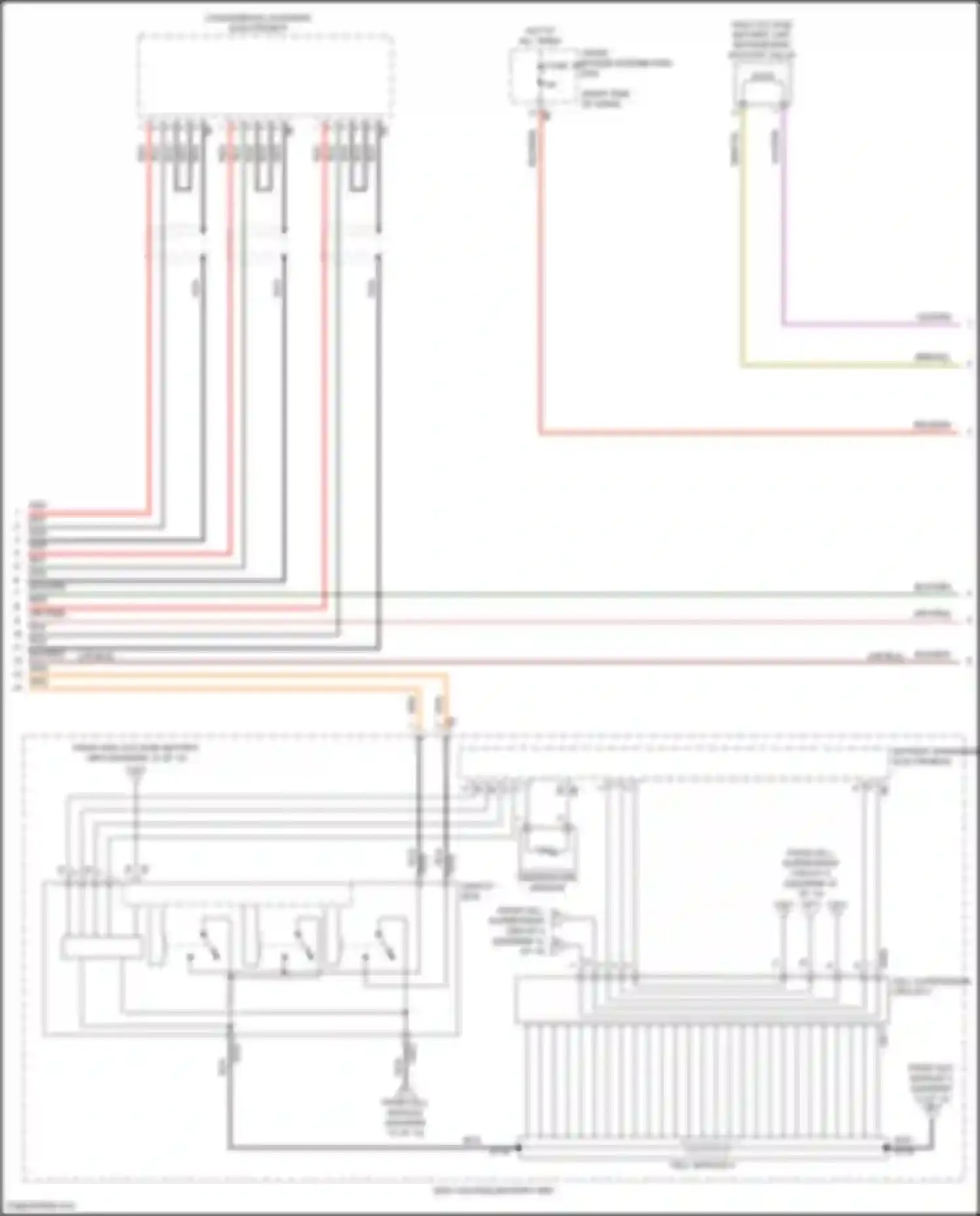 Wiring diagram battery management electronics for MINI Cooper S Countryman II (2016-2020) (1 of 2)