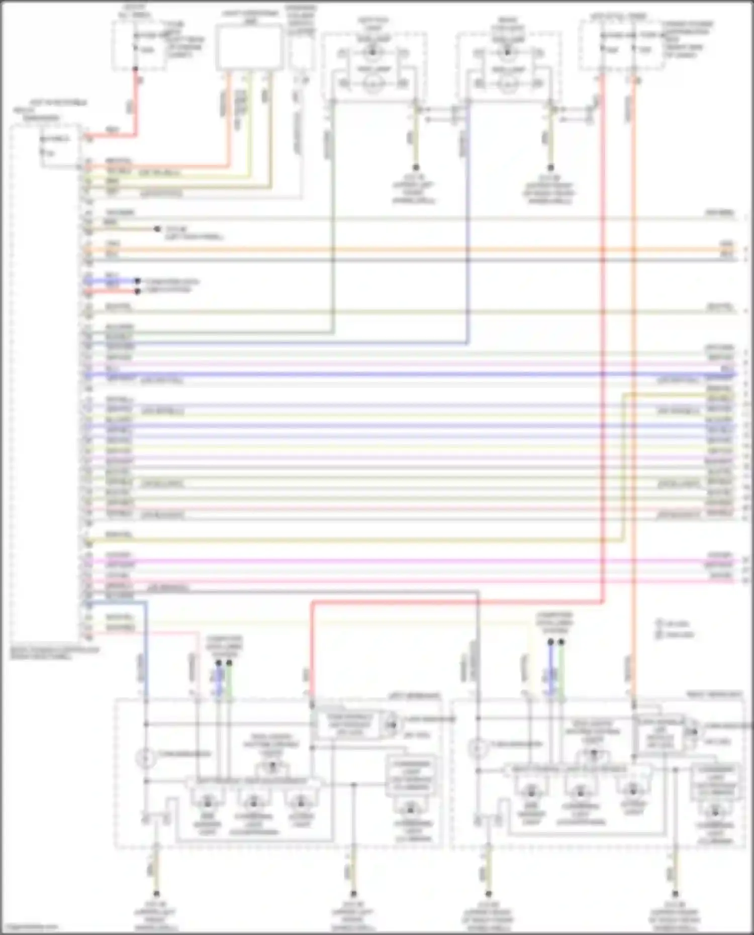 Wiring diagram cornering light led module for MINI Cooper S Countryman II (2016-2020) (1 of 1)