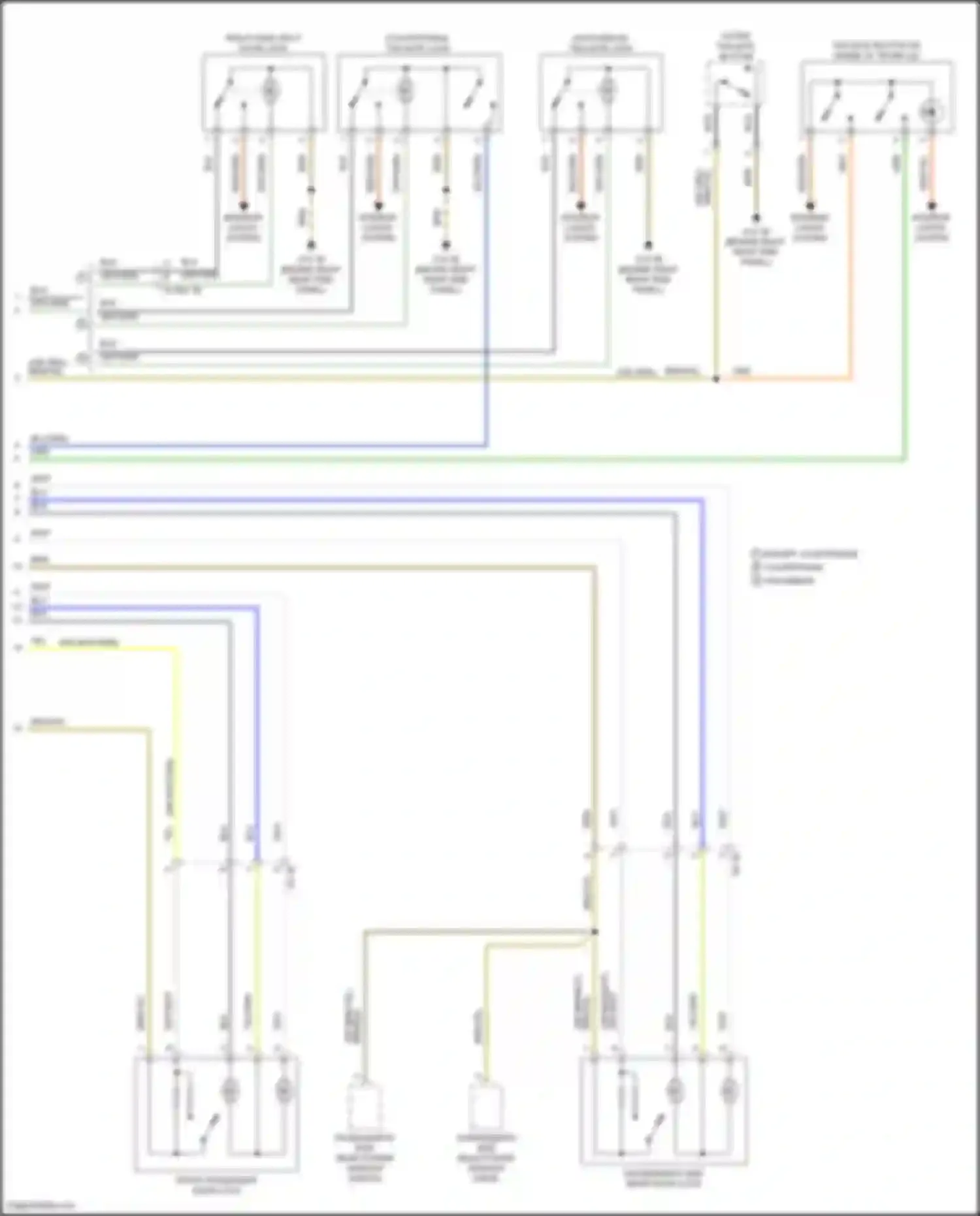 Wiring diagram except countryman countryman hatchback for MINI Cooper S Countryman II (2016-2020) (1 of 2)