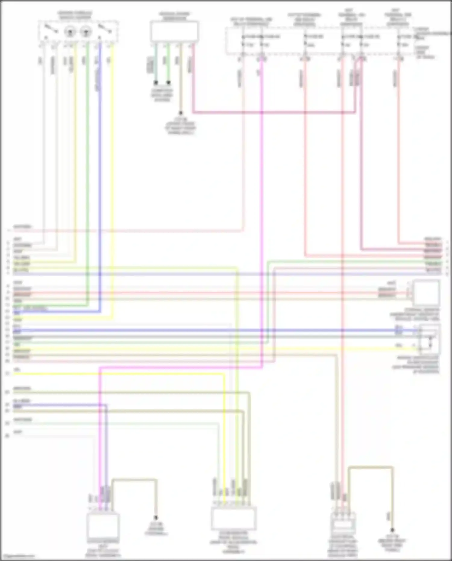 Wiring diagram front power distribution box for MINI Cooper S Countryman II (2016-2020) (79 of 82)