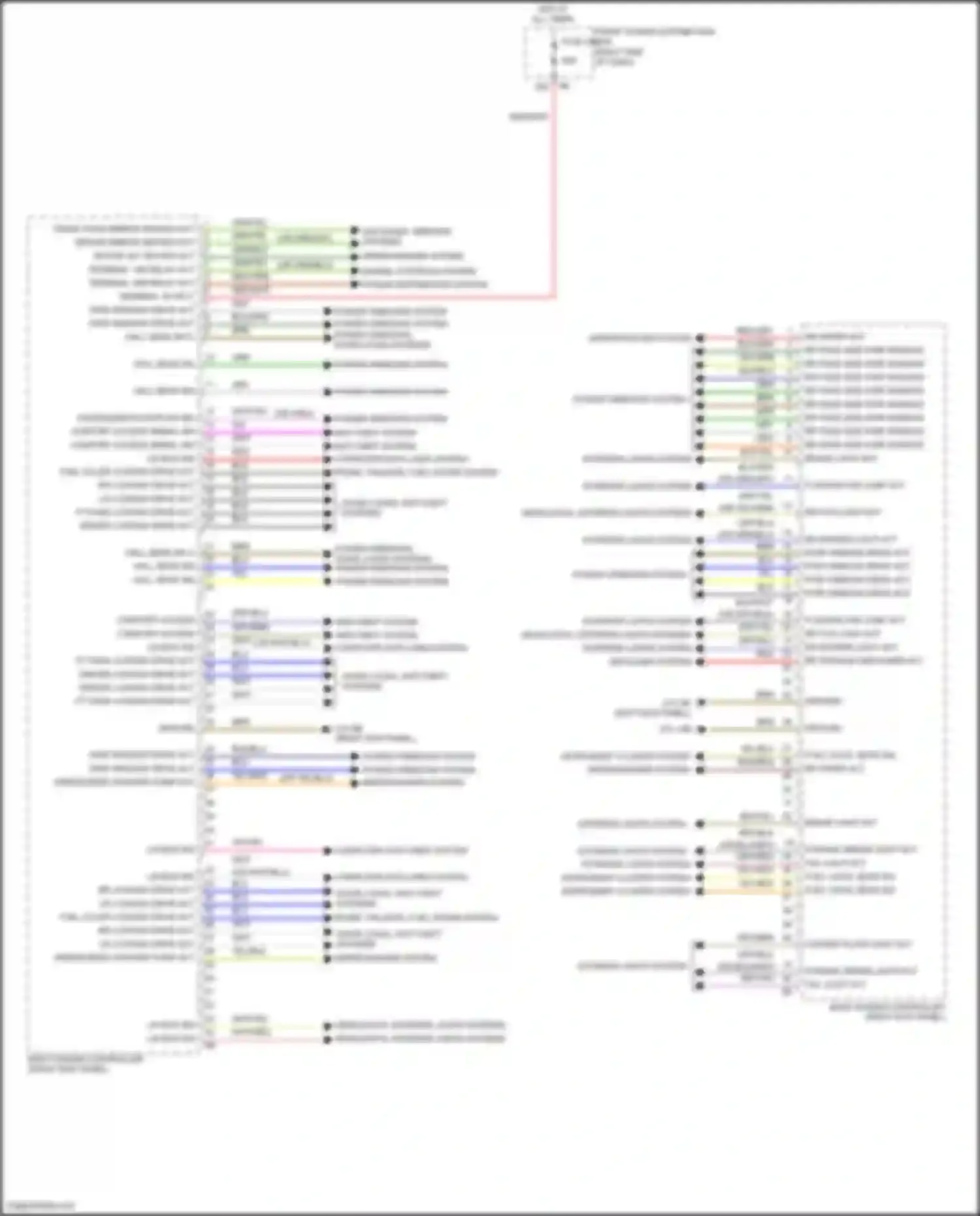 Wiring diagram ft pass locking drive act for MINI Cooper S Countryman II (2016-2020) (1 of 1)