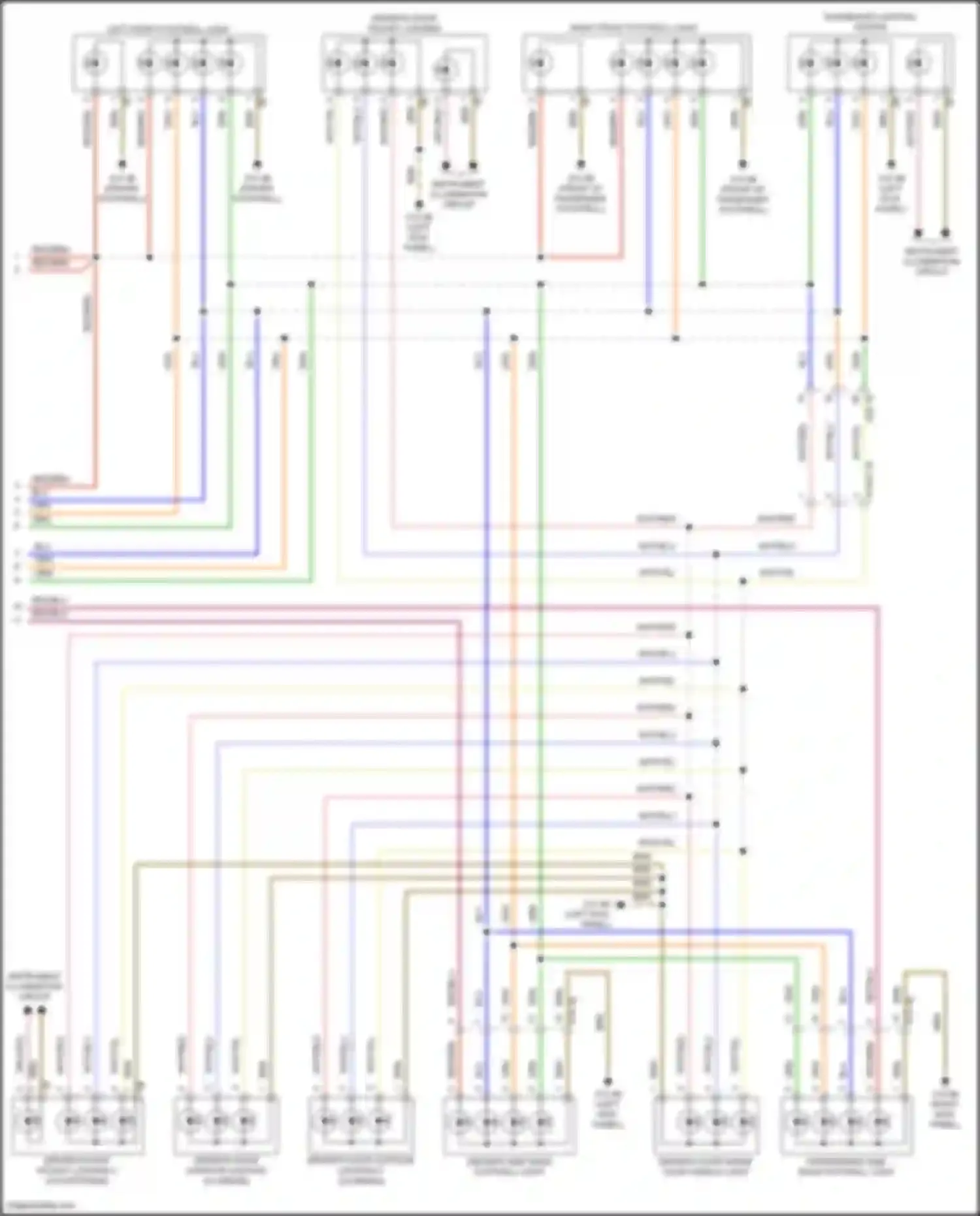 Wiring diagram instrument illumination circuit for MINI Cooper S Countryman II (2016-2020) (3 of 3)