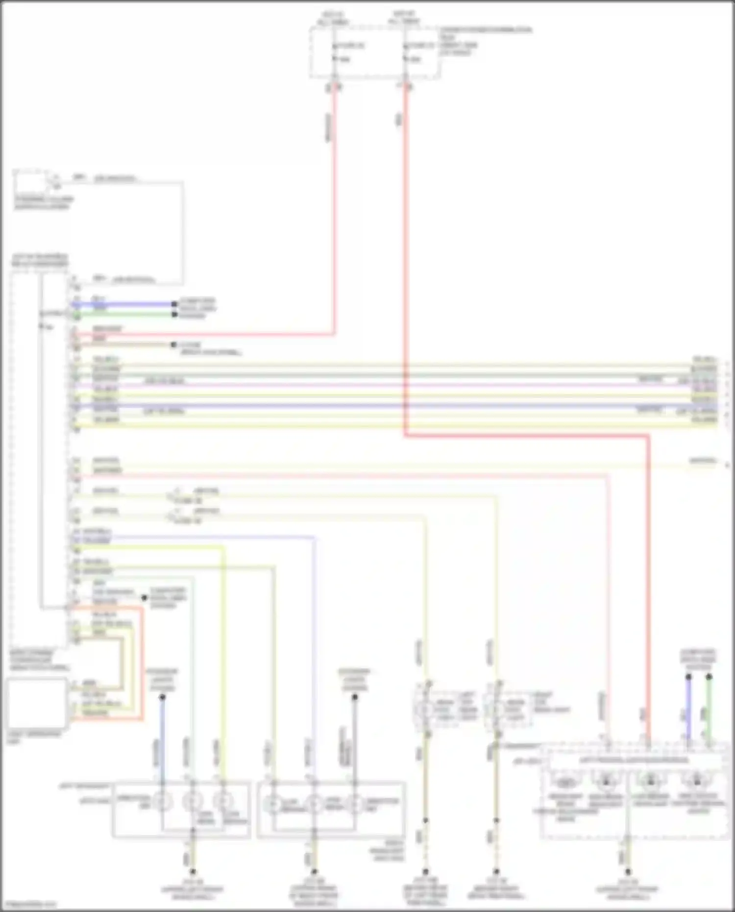 Wiring diagram left top rear light for MINI Cooper S Countryman II (2016-2020) (3 of 3)
