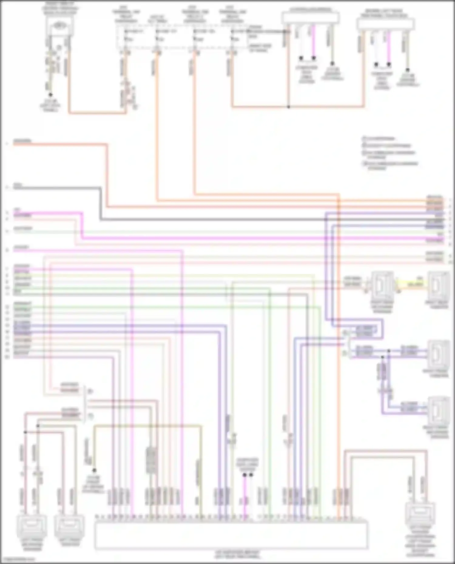 Wiring diagram right front tweeter for MINI Cooper S Countryman II (2016-2020) (1 of 8)