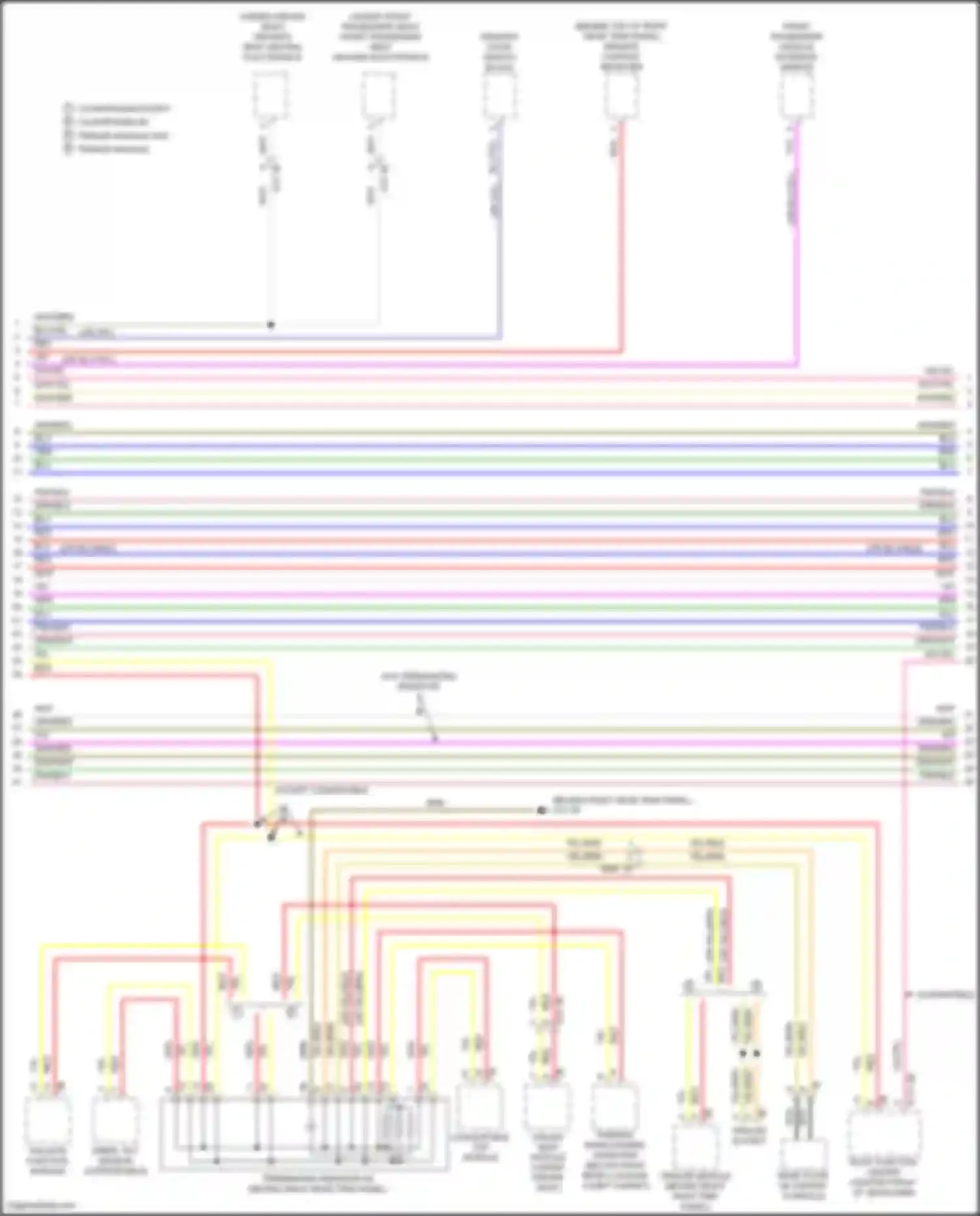Wiring diagram tailgate function module for MINI Cooper S Countryman II (2016-2020) (2 of 5)