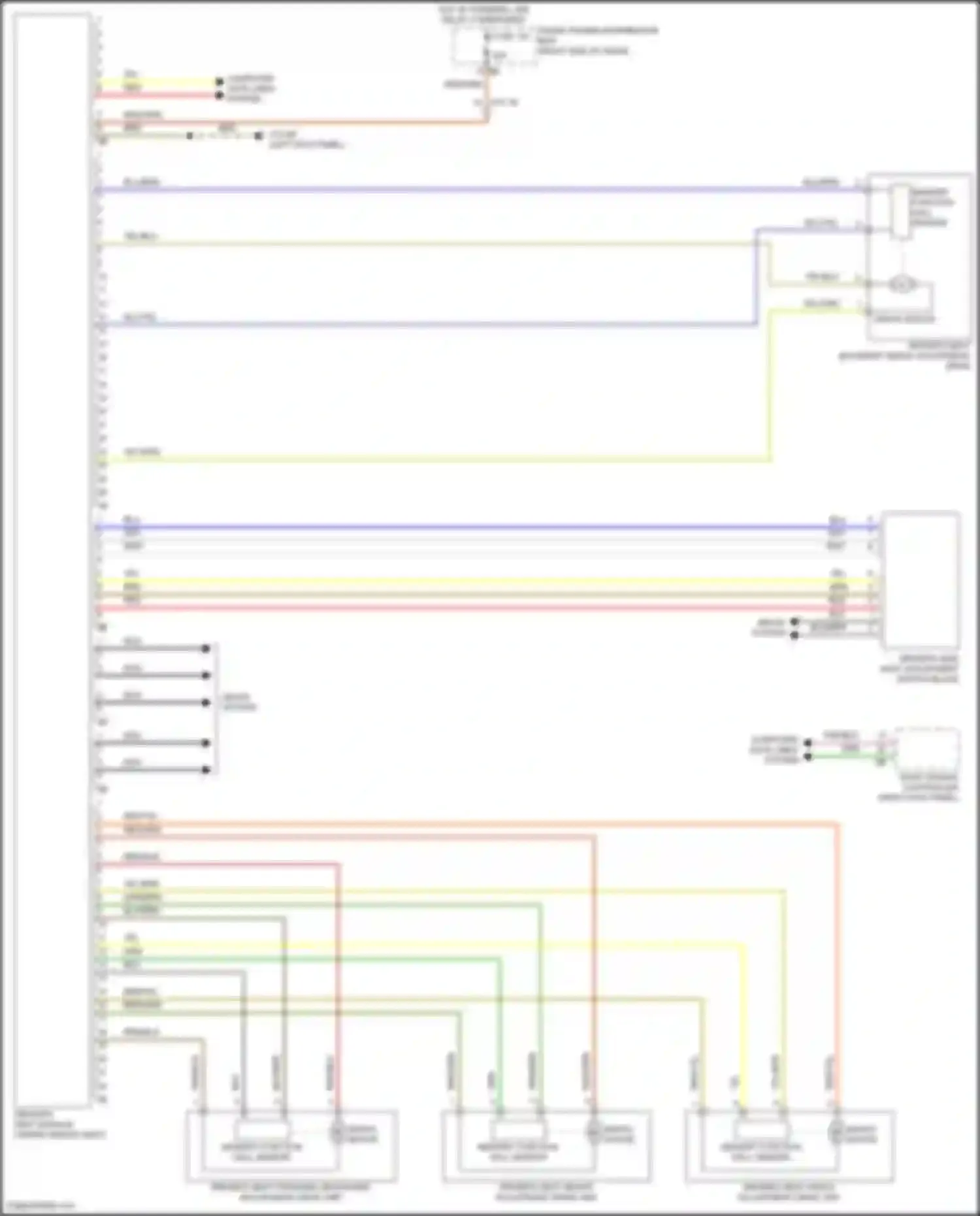 Cooper S Countryman MINI III (2023-2024): Memory seat circuit