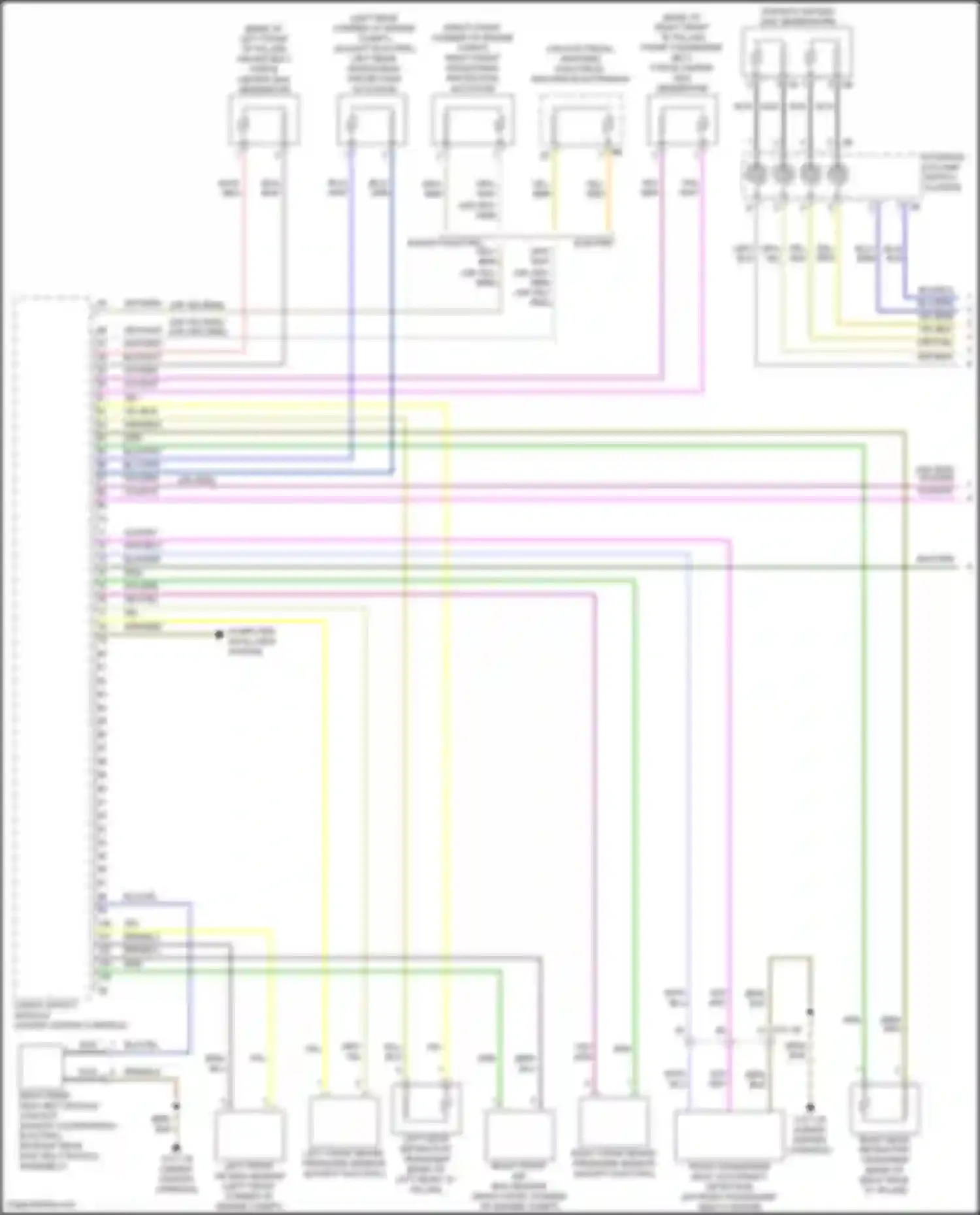 Cooper S Countryman MINI III (2023-2024): Supplemental restraints circuit (1 of 3)