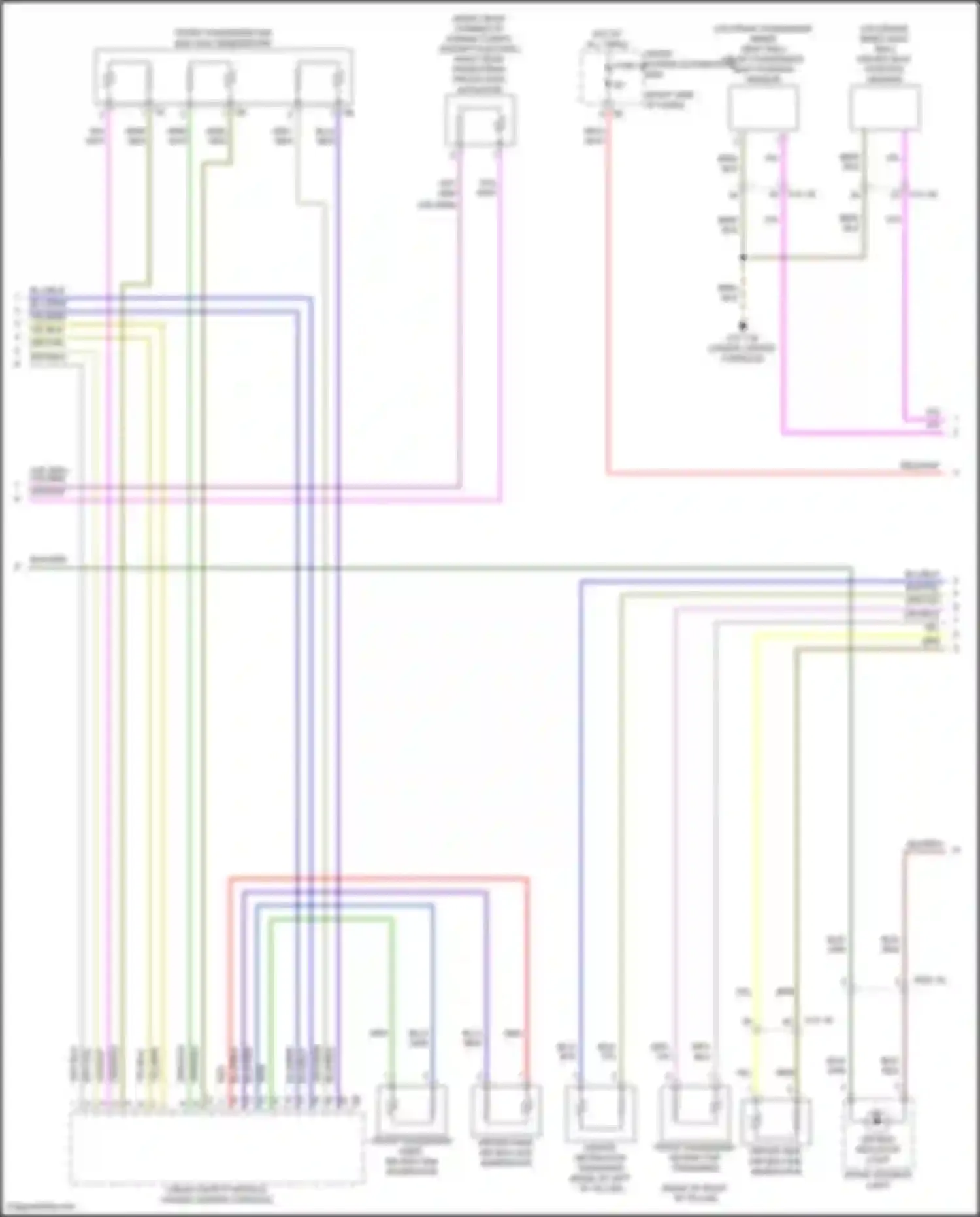 Cooper S Countryman MINI III (2023-2024): Supplemental restraints circuit (2 of 3)