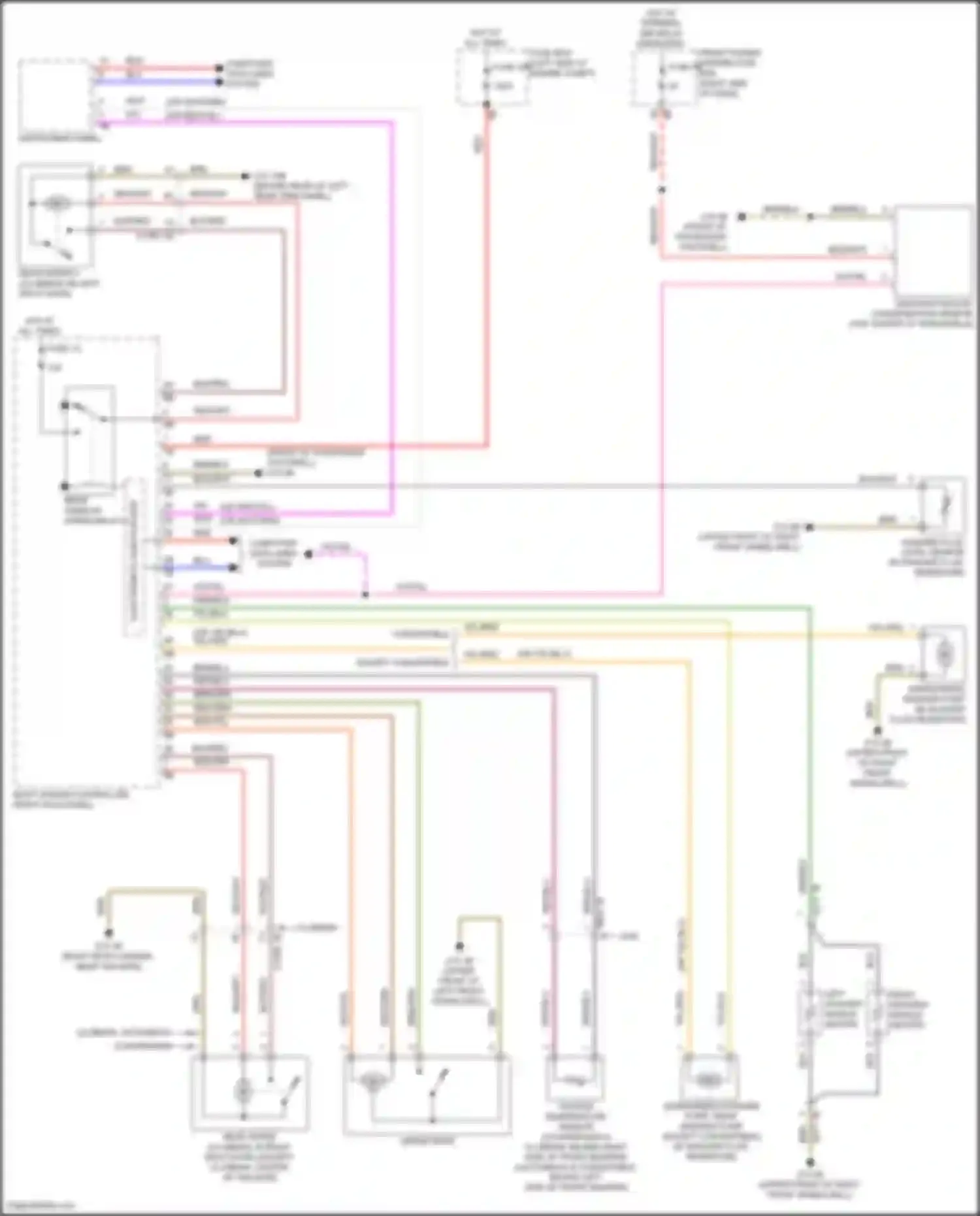Cooper S Countryman MINI III (2023-2024): Wiper/washer circuit