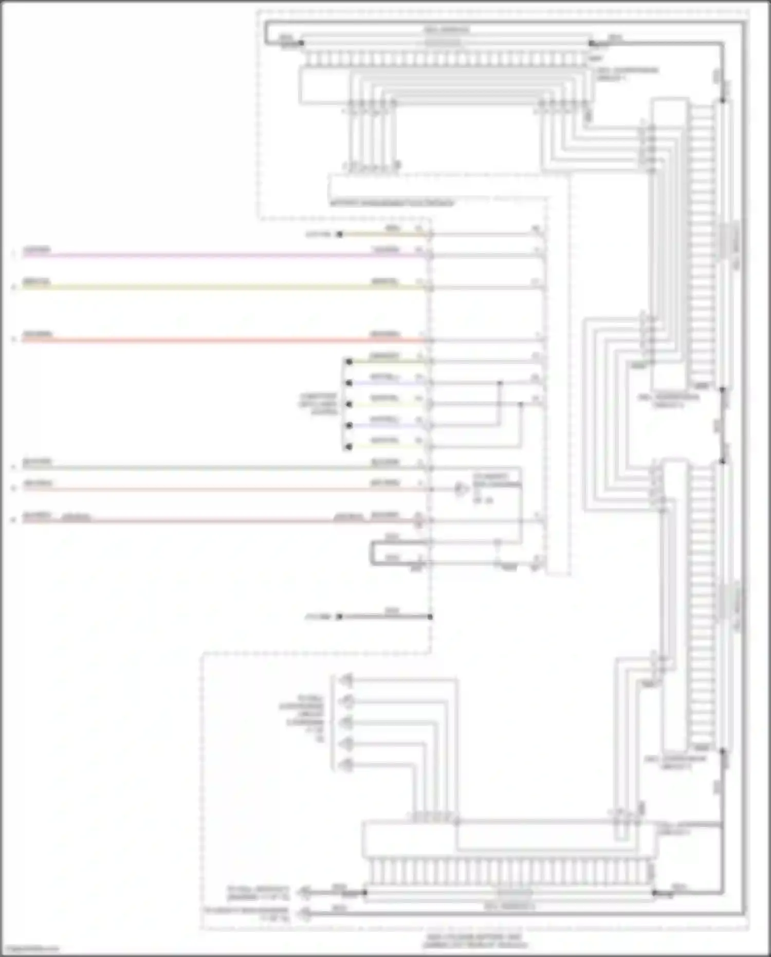 Wiring diagram battery management electronics for MINI Cooper S Countryman III (2023-2024)