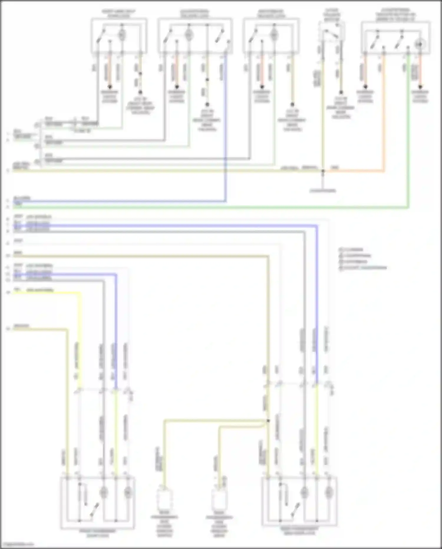 Wiring diagram blu/grn for MINI Cooper S Countryman III (2023-2024)