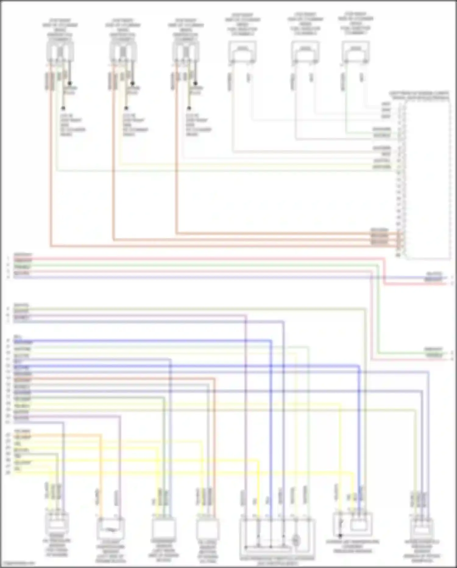 Wiring diagram engine oil pressure sensor for MINI Cooper S Countryman III (2023-2024)
