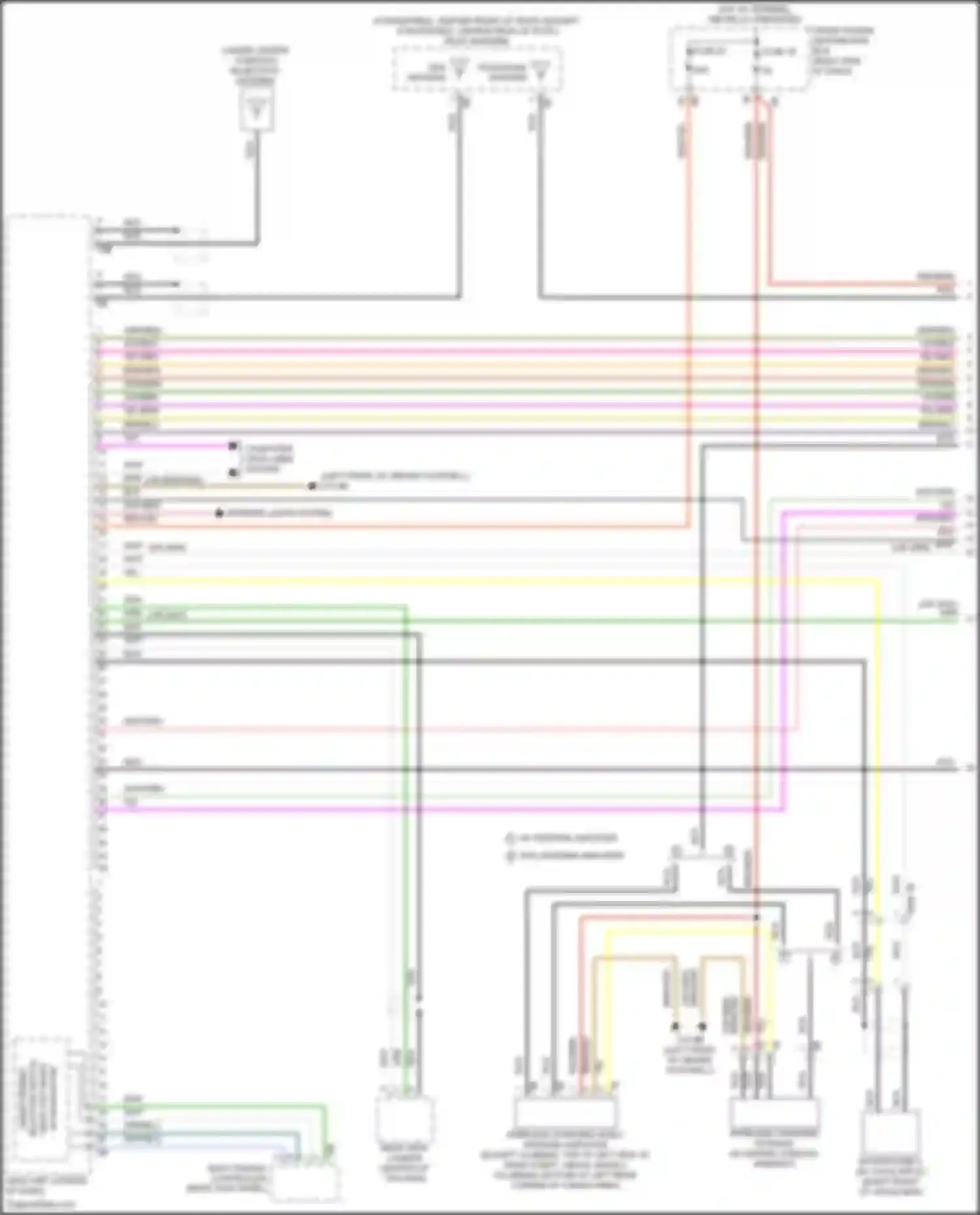 Wiring diagram wireless charging storage for MINI Cooper S Countryman III (2023-2024) (5 of 10)