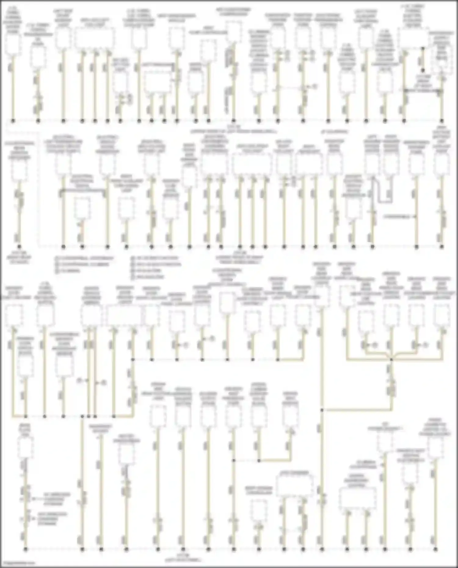 Wiring diagram driver's door ground lights for MINI Cooper S Countryman III (2023-2024)