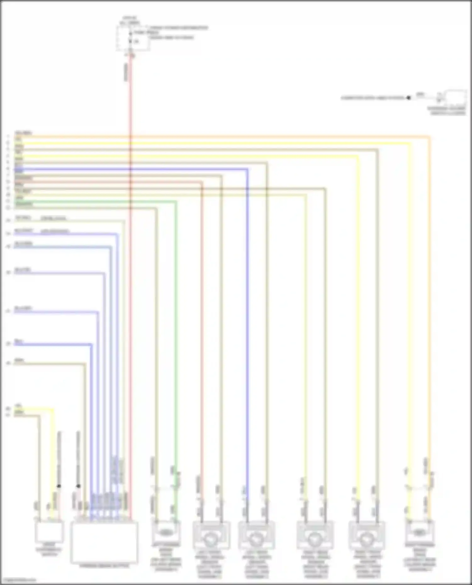 Wiring diagram yel/blu for MINI Cooper S Countryman III (2023-2024) (2 of 31)