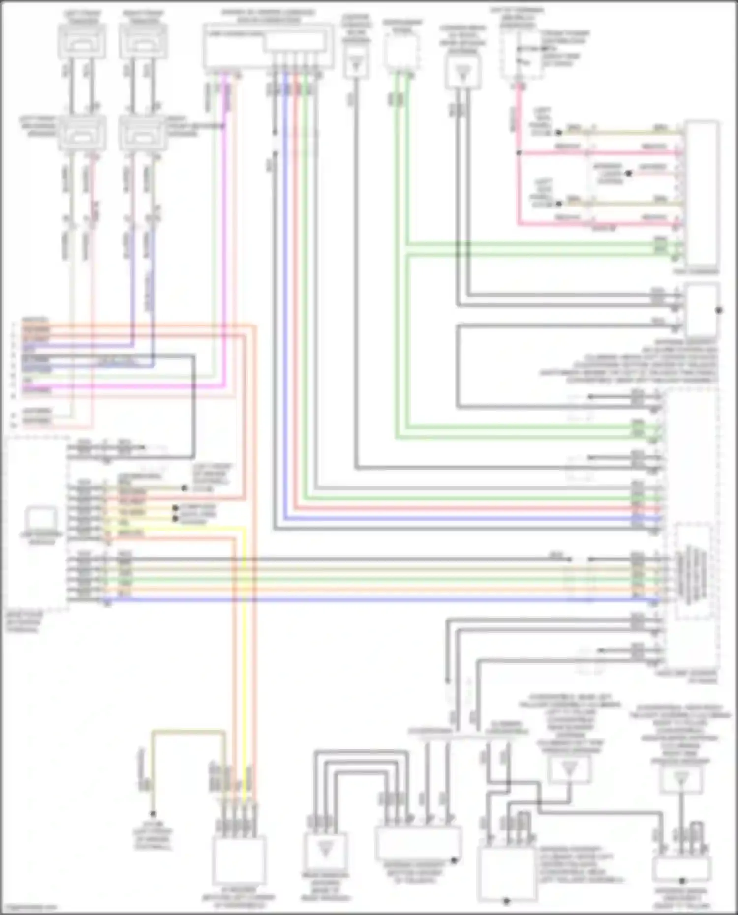 Wiring diagram clubman, convertible for MINI Cooper S III facelift 2 (2021-2024) (2 of 6)