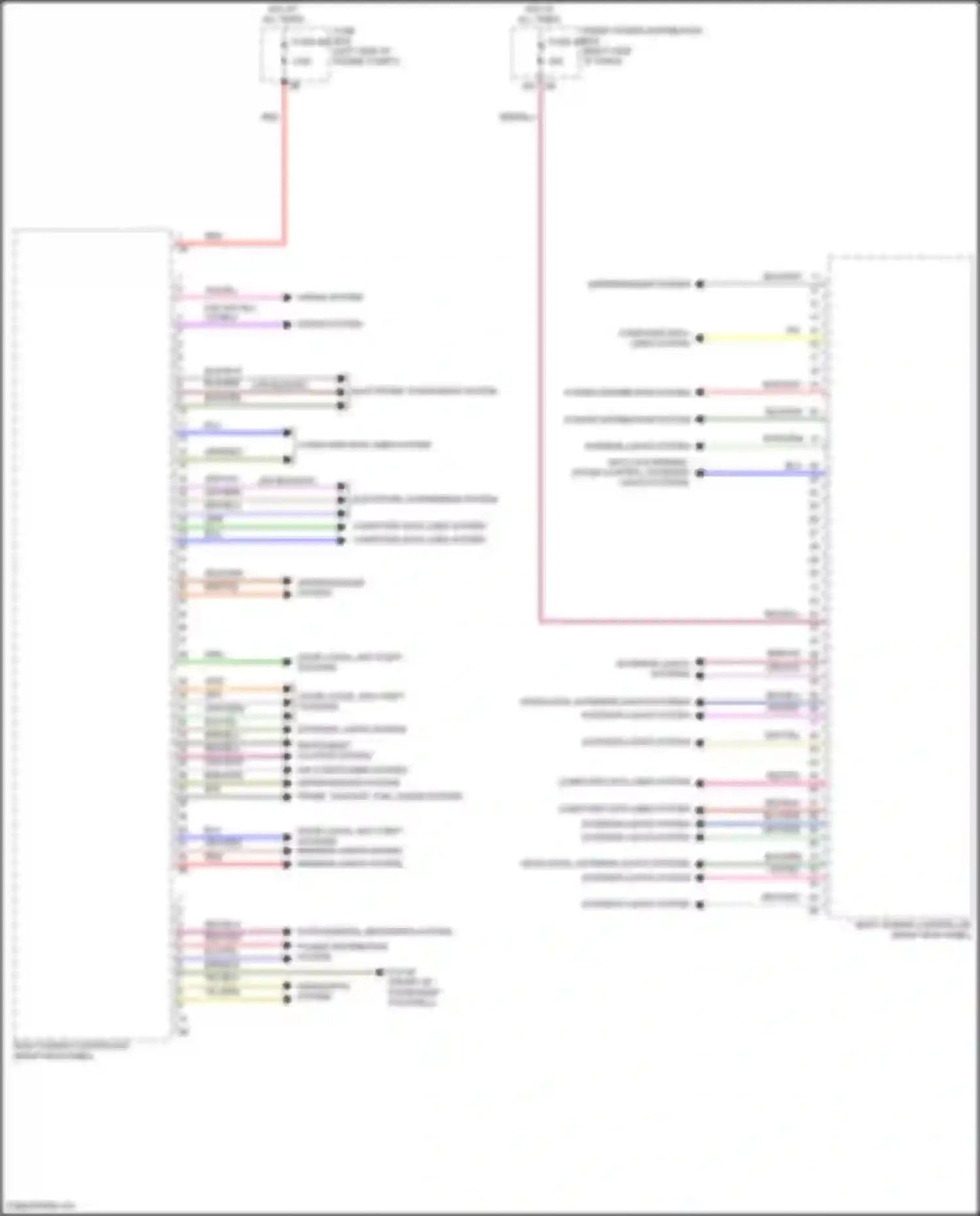 Wiring diagram electronic suspension system for MINI Cooper S III facelift 2 (2021-2024) (1 of 4)