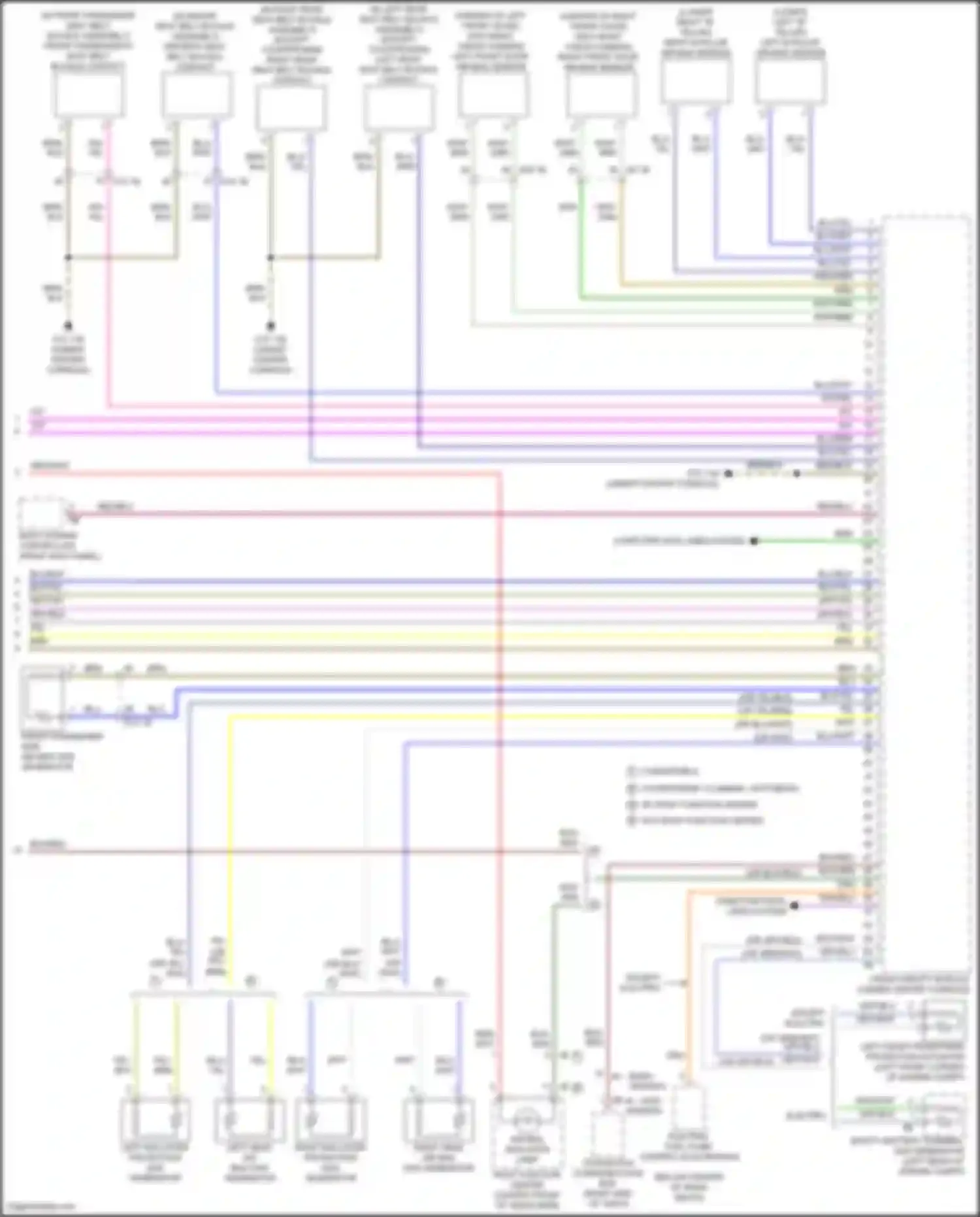 Wiring diagram left head air bag gas generator for MINI Cooper S III facelift 2 (2021-2024) (1 of 1)