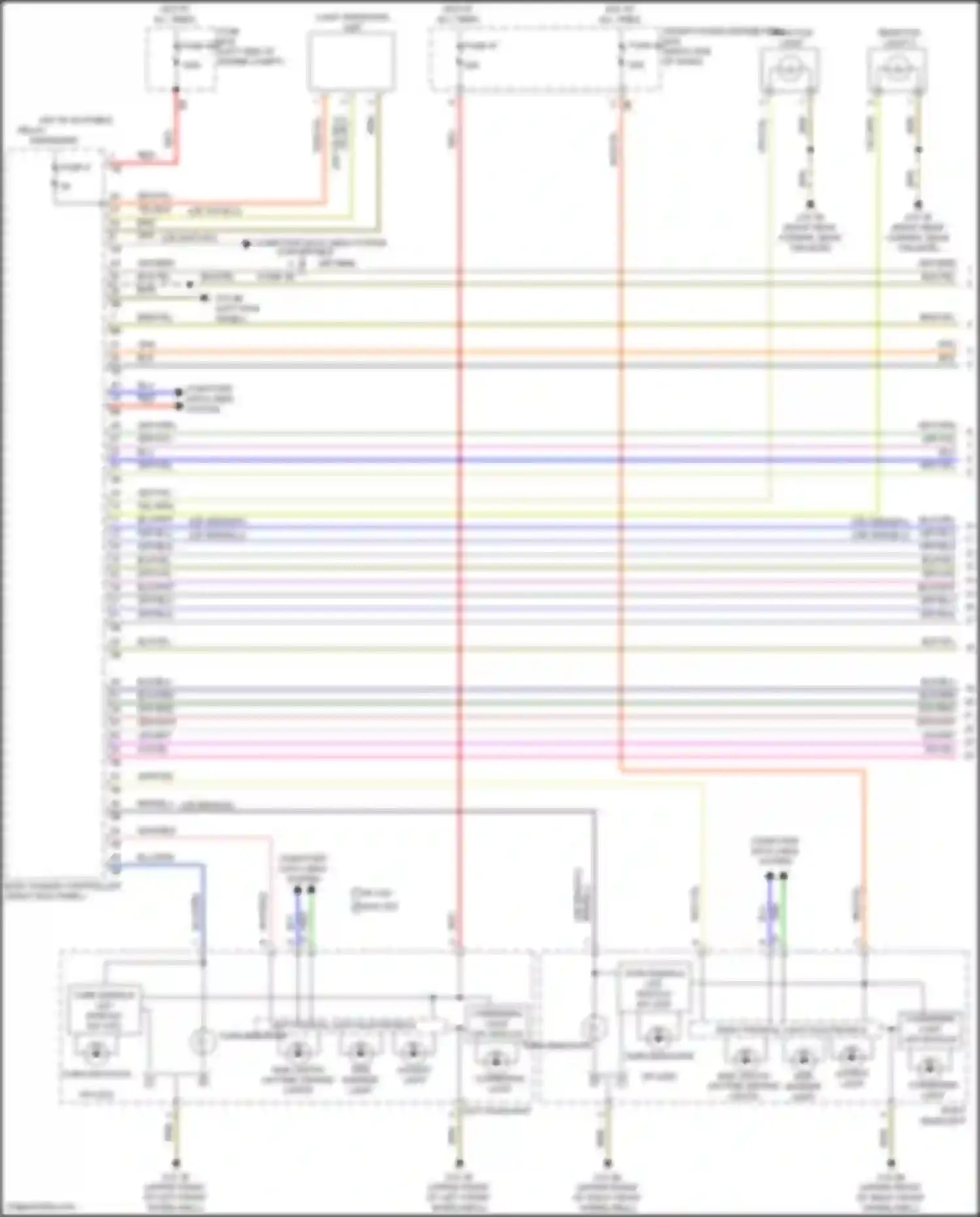 Wiring diagram left headlight for MINI Cooper S III facelift 2 (2021-2024) (1 of 5)