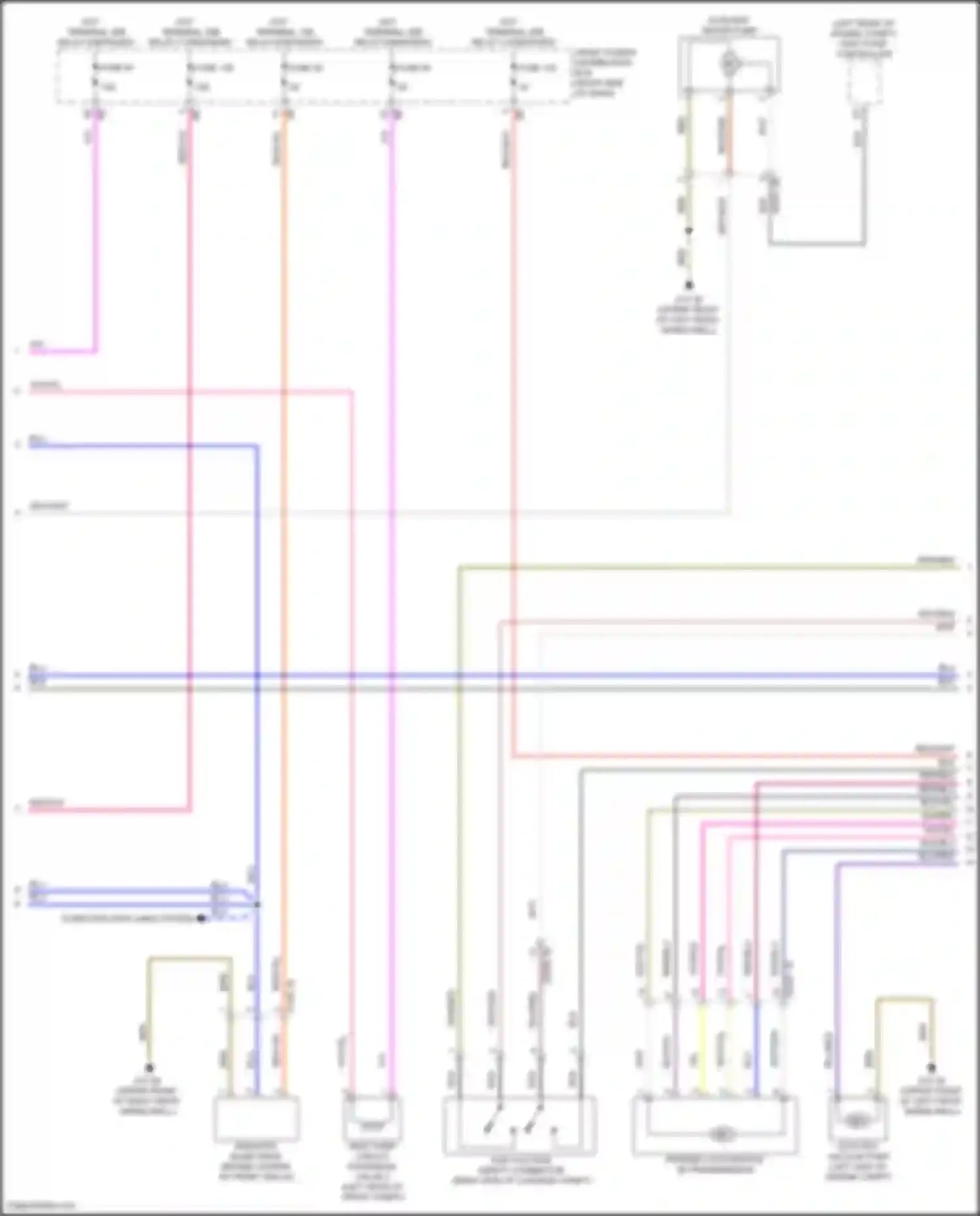 Wiring diagram red/vio for MINI Cooper S III facelift 2 (2021-2024) (49 of 49)