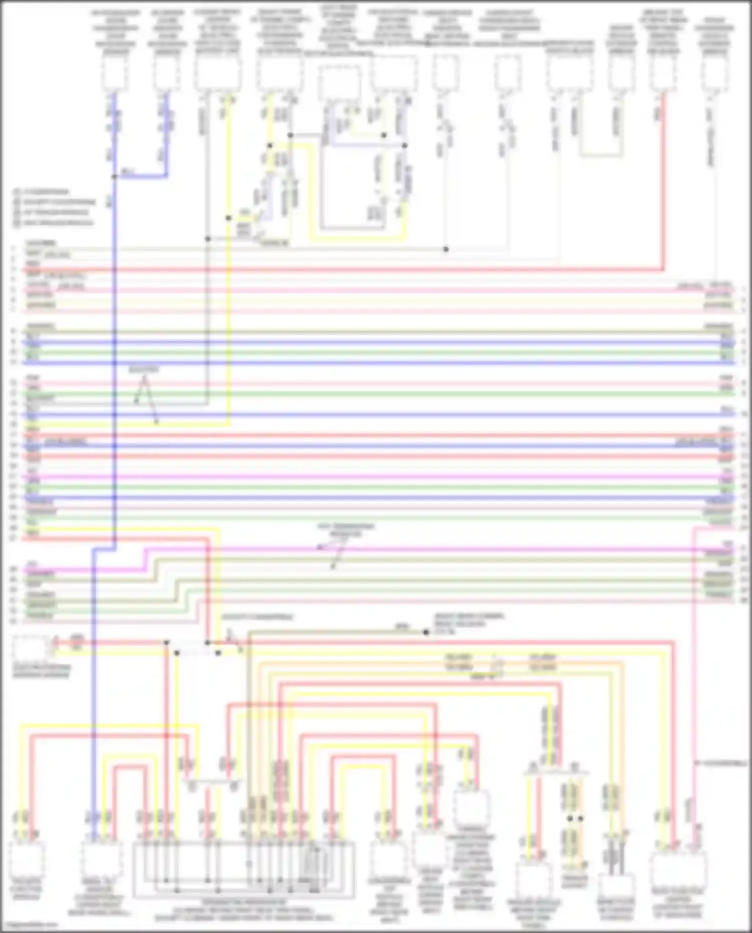 Wiring diagram w/ trailer module for MINI Cooper S III facelift 2 (2021-2024) (2 of 5)