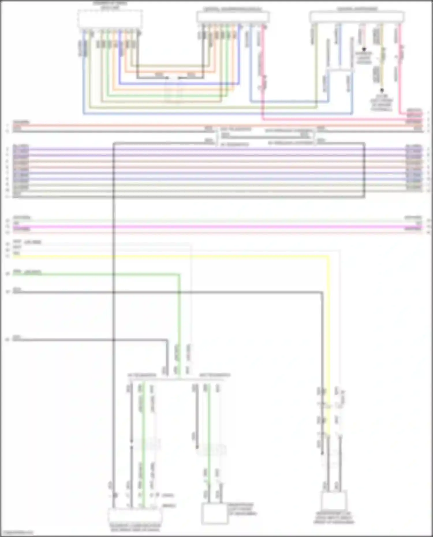 Wiring diagram w/o wireless charging for MINI Cooper S III facelift 2 (2021-2024) (1 of 10)