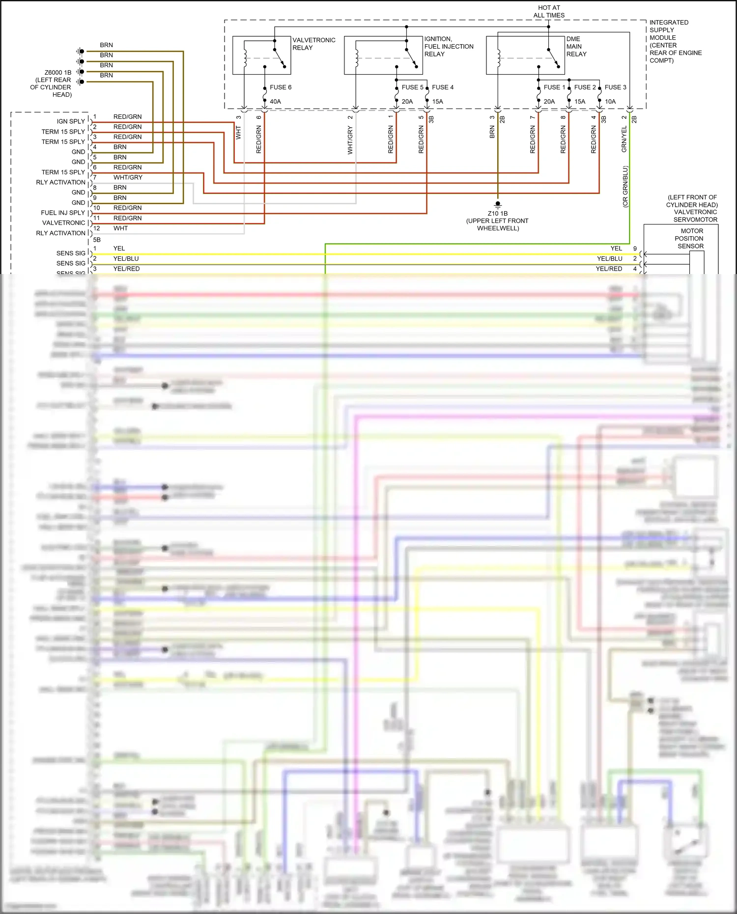 MINI Cooper S III facelift (2018-2021) accelerator pedal module wiring diagram  (2 of 3)